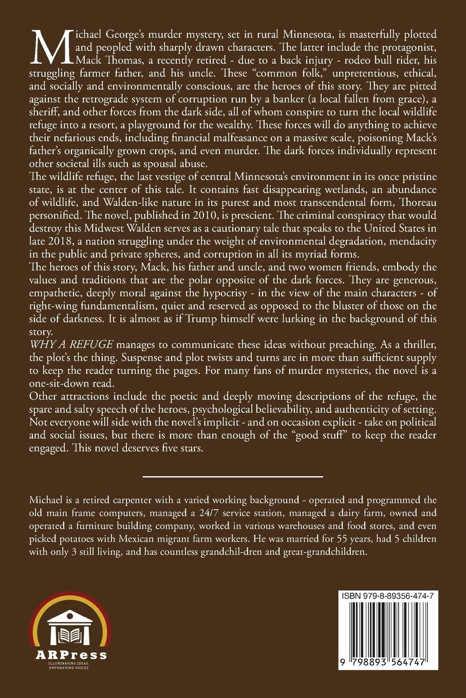 Rückseitencover Why A Refuge