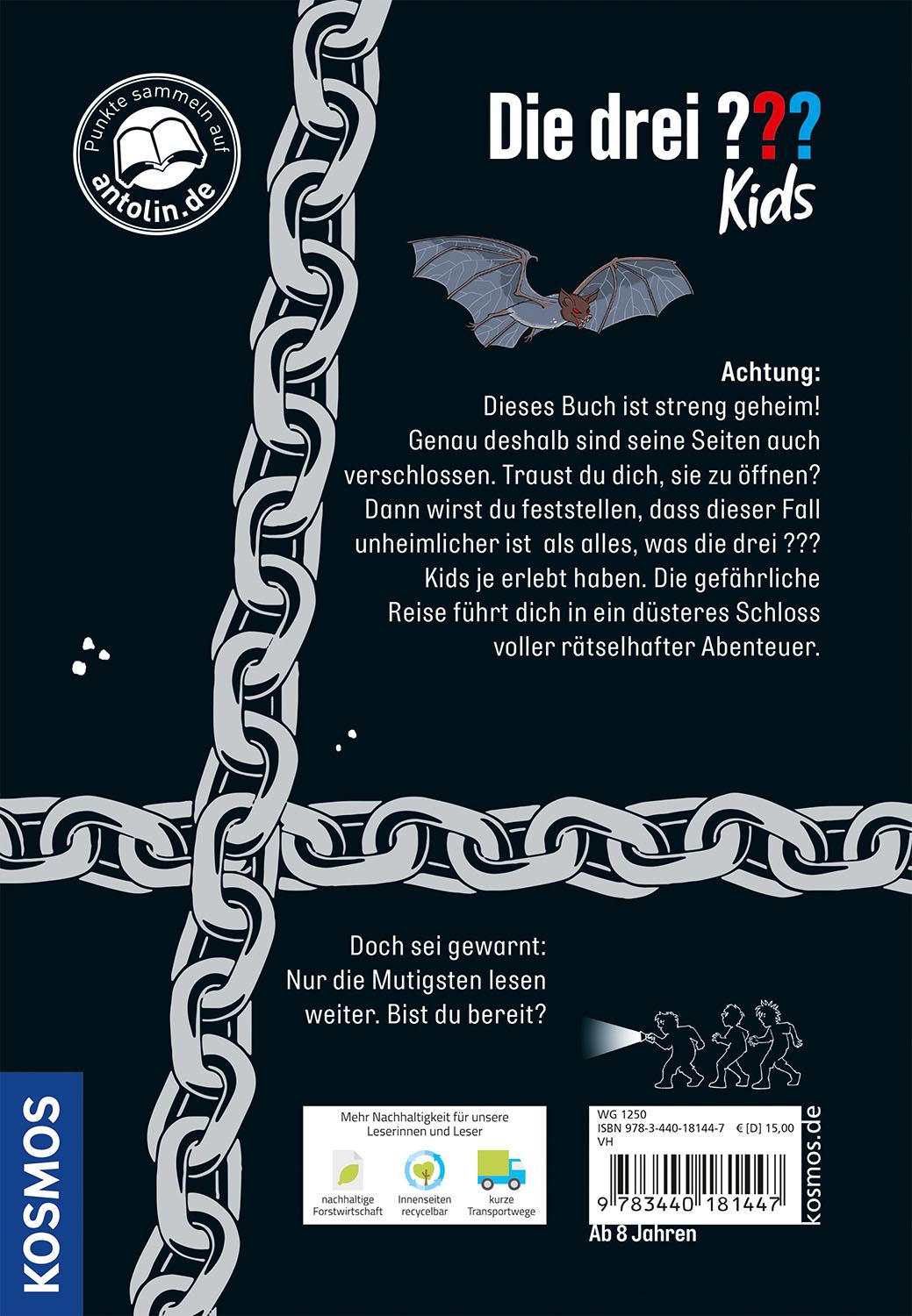 Beispielinhalt (Bild) Die drei ??? Kids, Das geheime Buch