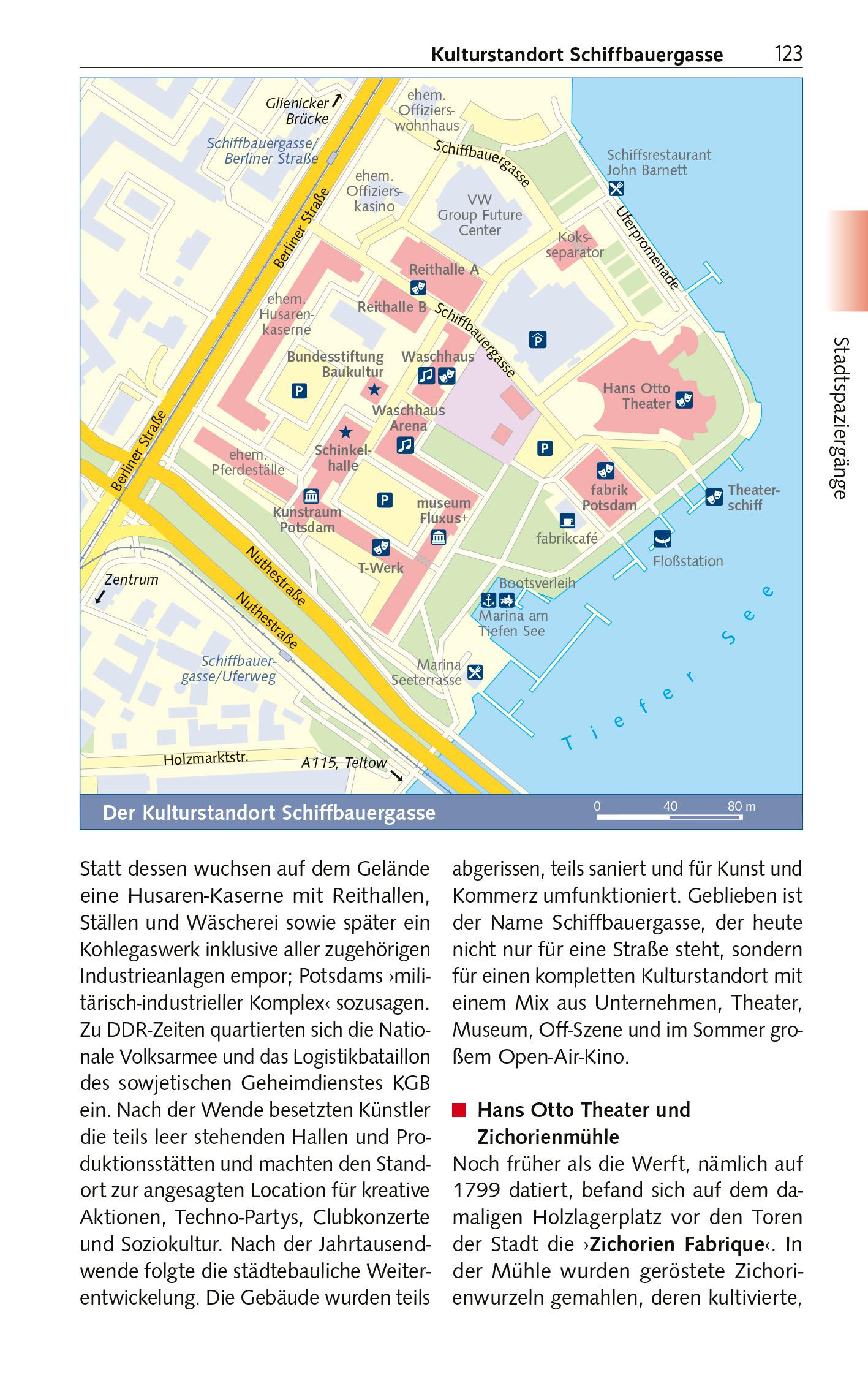 Beispielinhalt (Bild) TRESCHER Reiseführer Potsdam