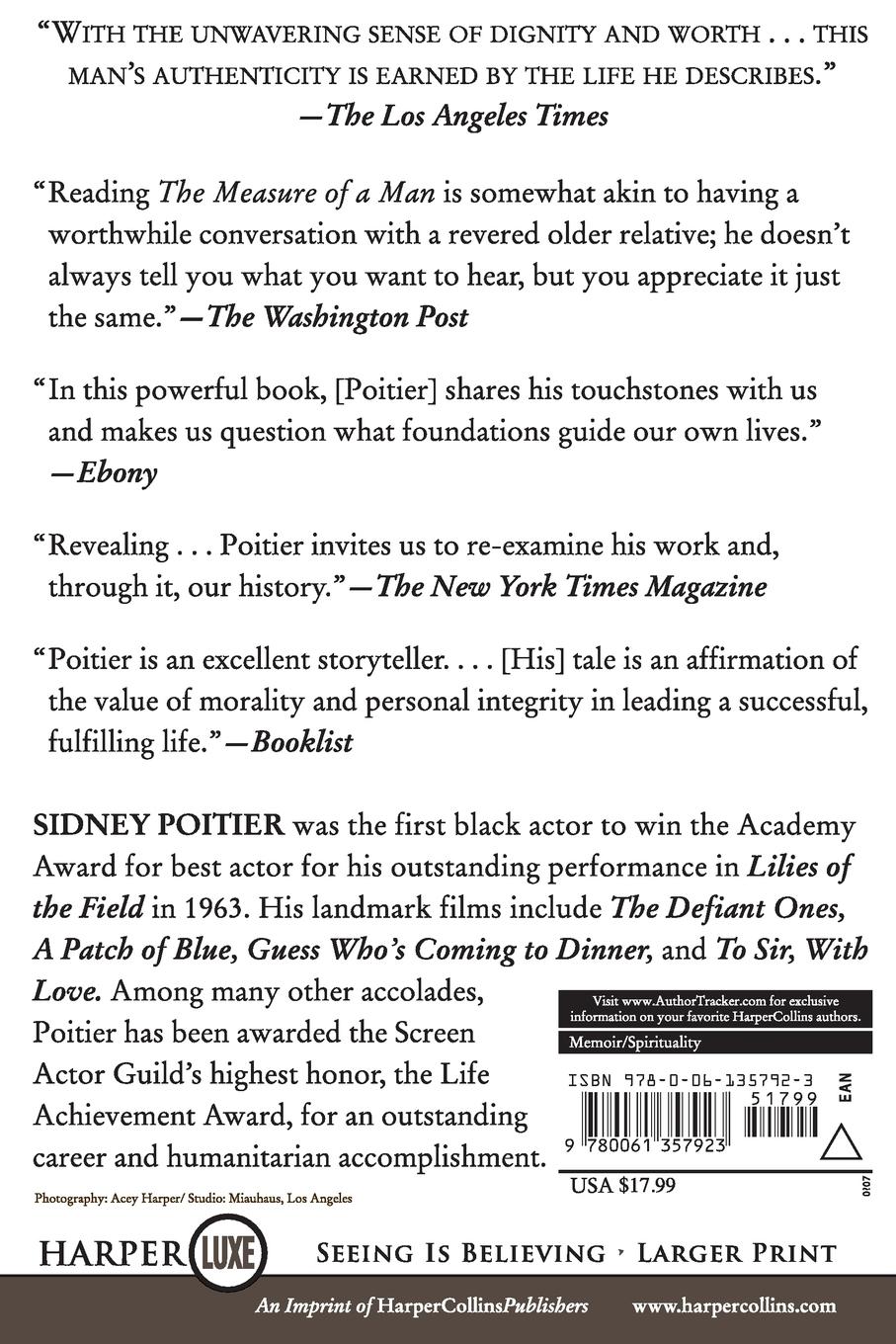 Rückseitencover The Measure of a Man LP