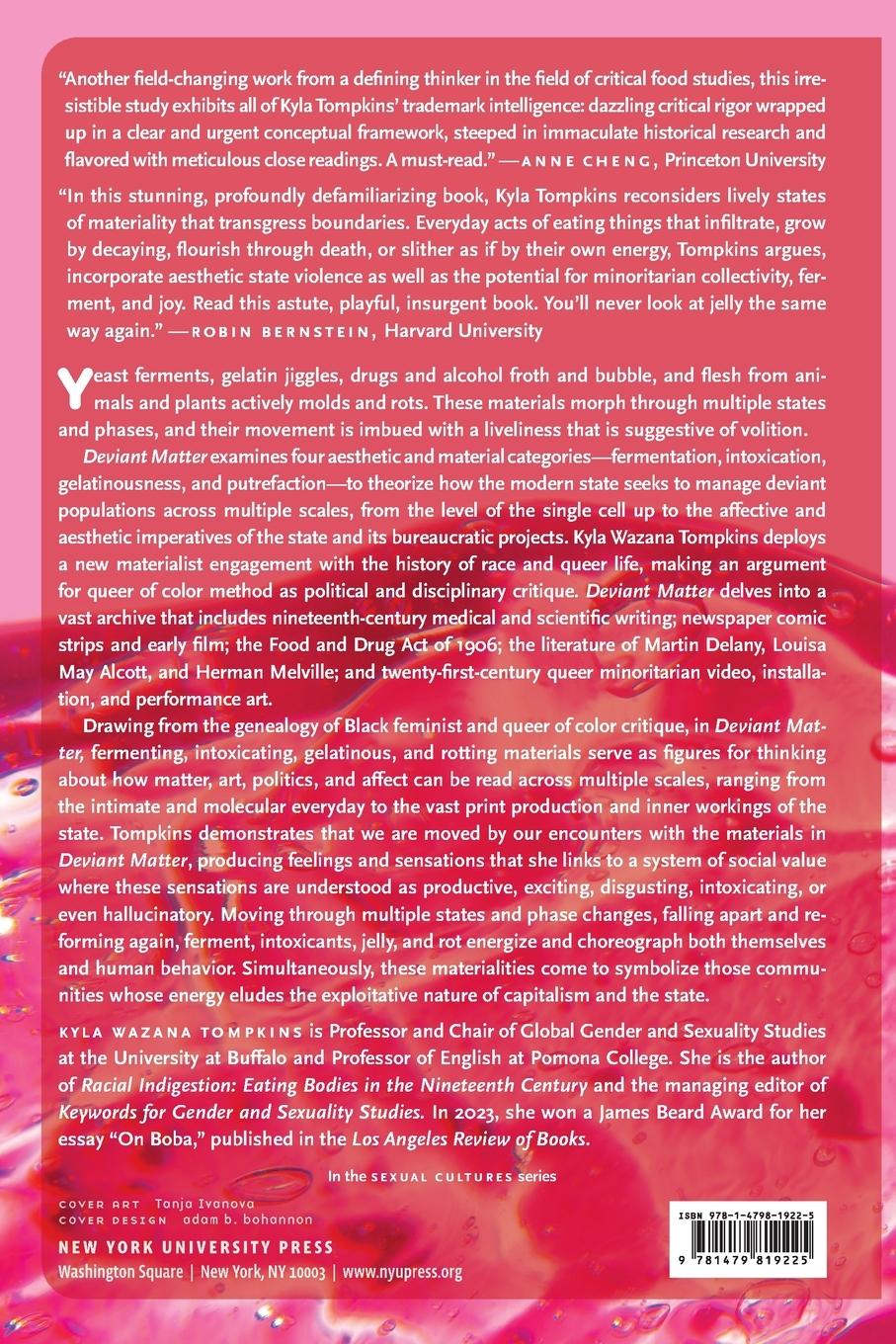 Rückseitencover Deviant Matter