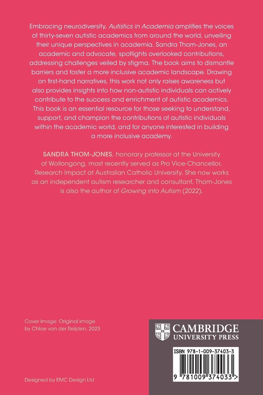 Rückseitencover Autistics in Academia