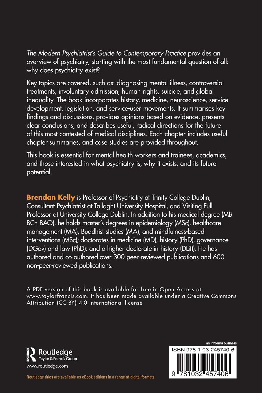 Rückseitencover The Modern Psychiatrist's Guide to Contemporary Practice