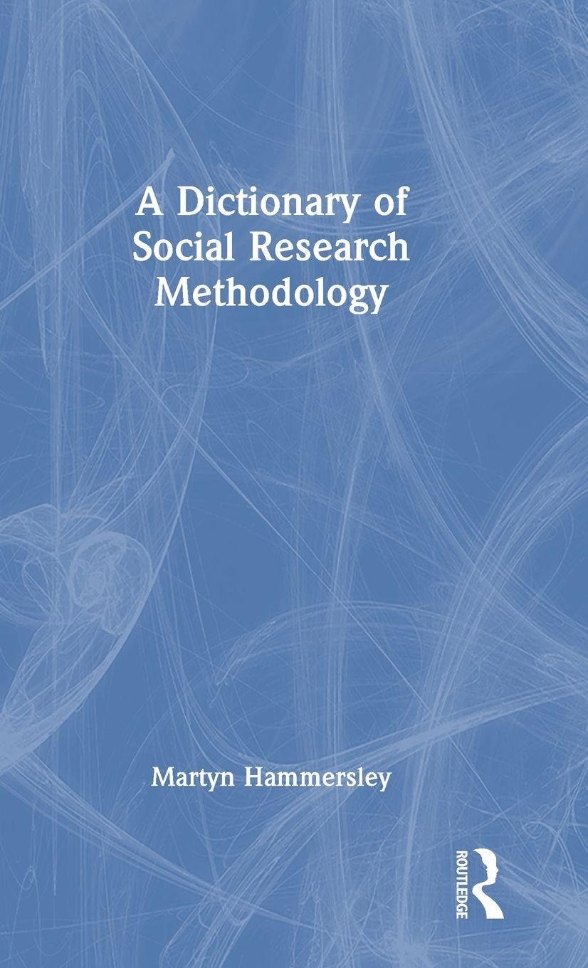 Vorderes Coverbild A Dictionary of Social Research Methodology