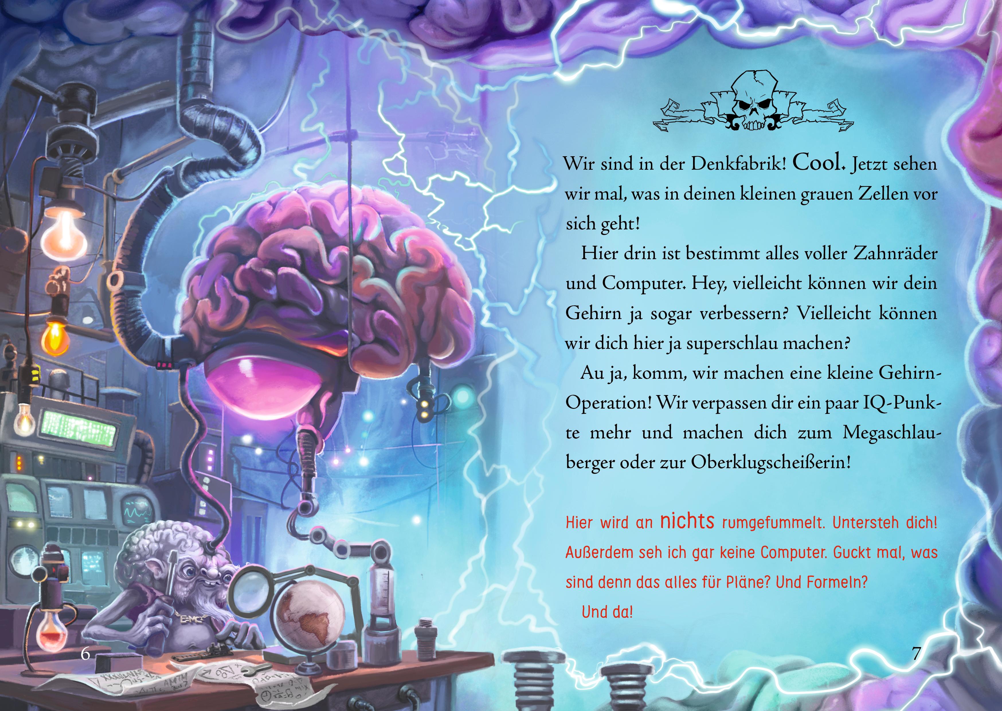 Beispielinhalt (Bild) Das kleine Böse Buch 7: Interaktiver Lesespaß ab 8 Jahren vom Spiegel-Bestseller-Autor! (Das kleine Böse Buch, Bd. 7)