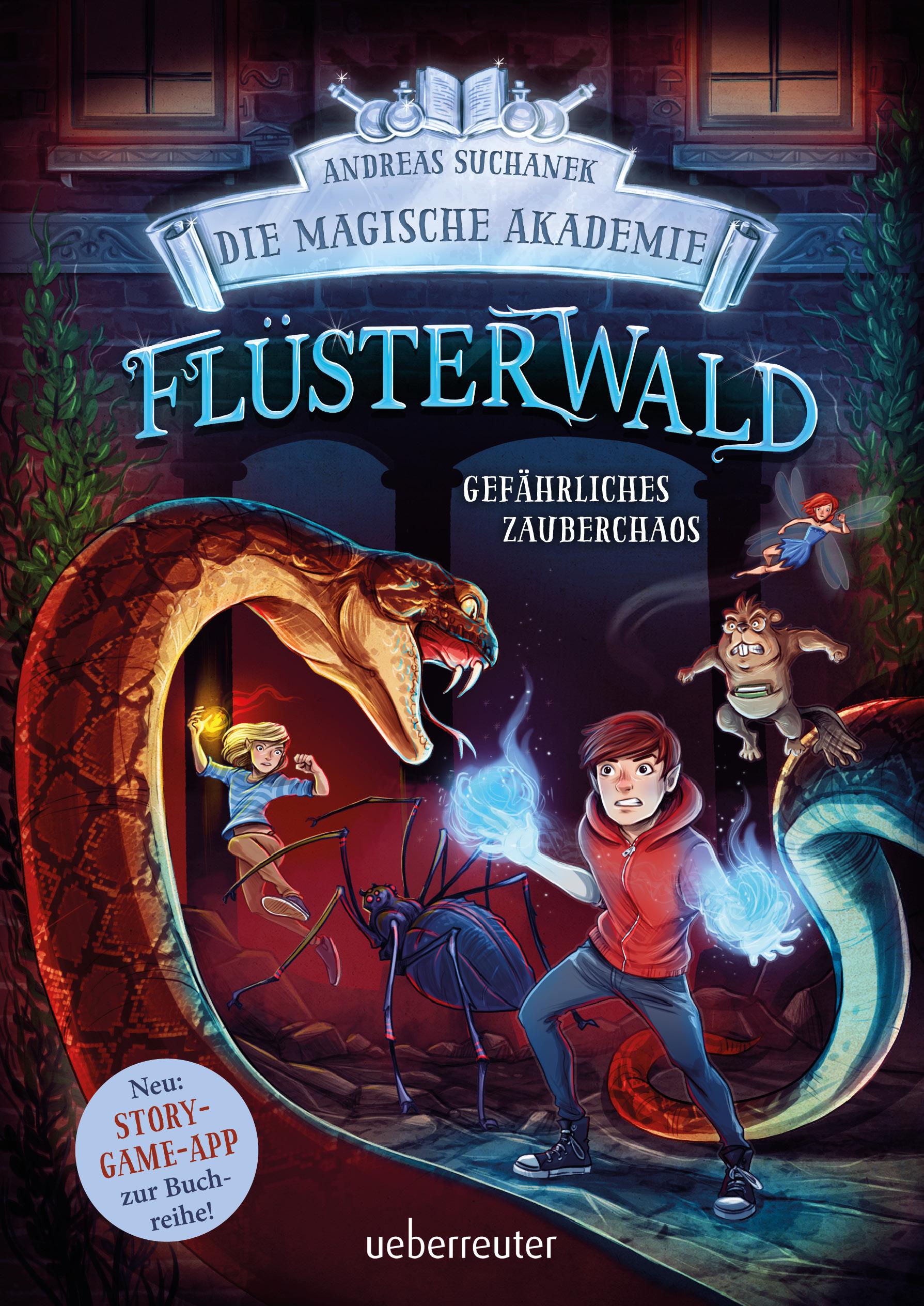 Vorderes Coverbild Flüsterwald - Die magische Akademie. Gefährliches Zauberchaos (Flüsterwald, Bd. III-1)