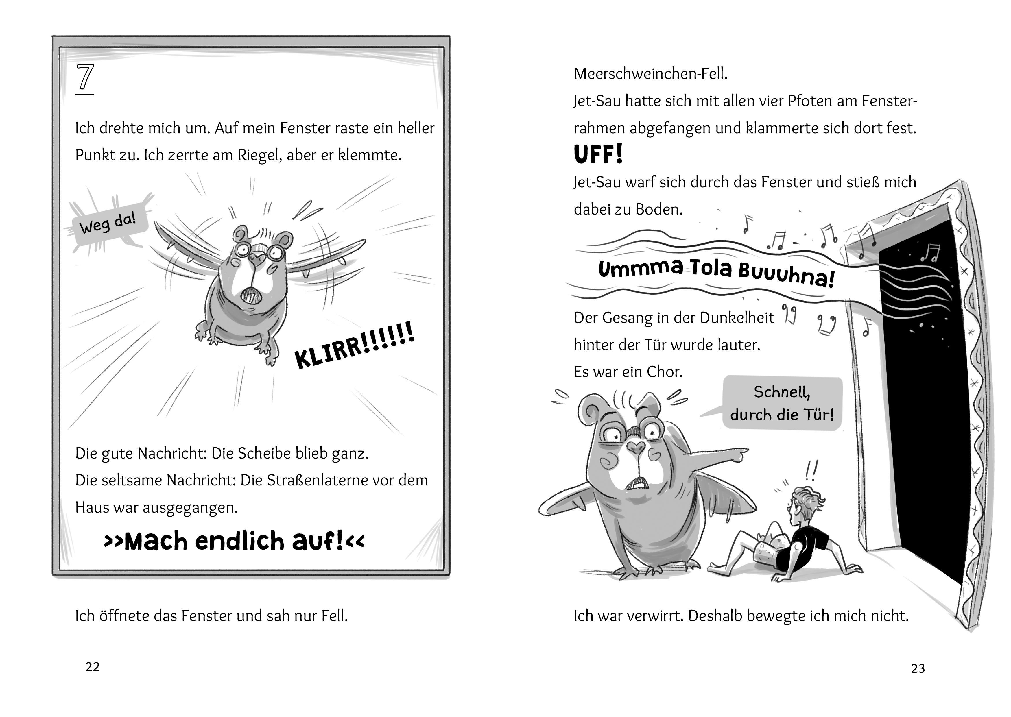 Beispielinhalt (Bild) Tritt ein, du wirst gebraucht! - Innovatives Abenteuer-Wendebuch, leicht zu lesen ab 9 Jahren; (Tritt ein!, Bd. 2)