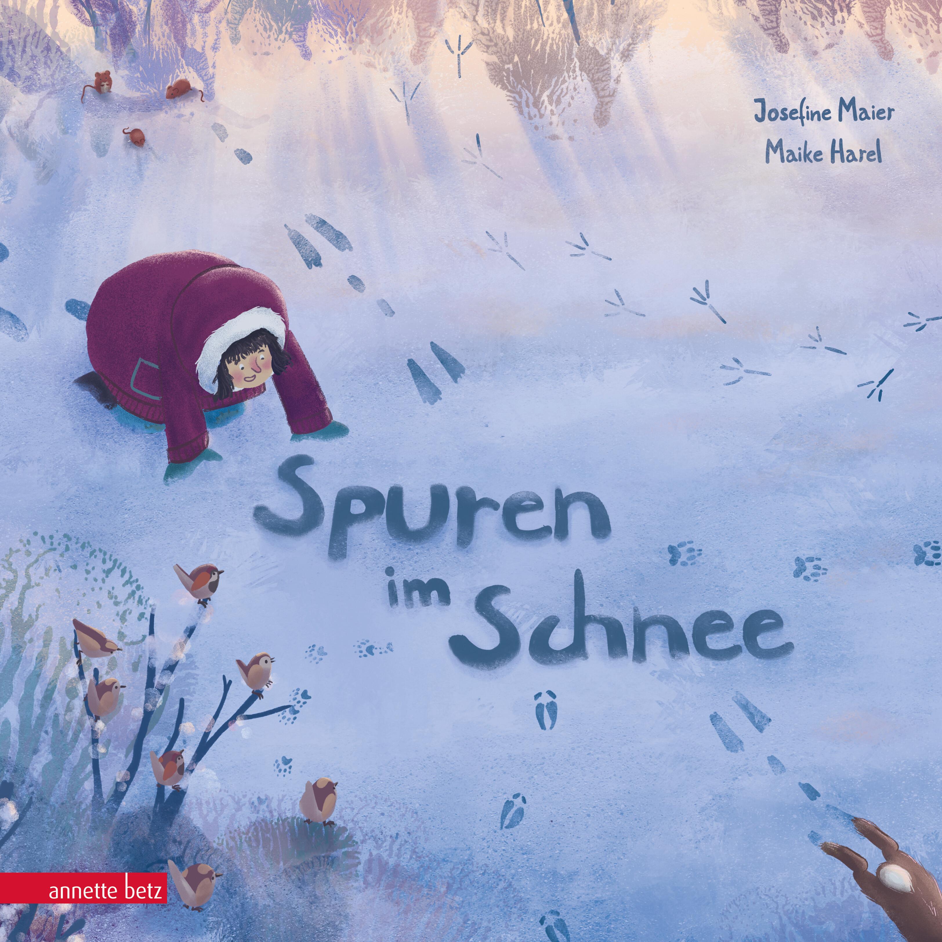 Vorderes Coverbild Spuren im Schnee - Ein poetisches Winterabenteuer für Kinder ab 3 Jahren