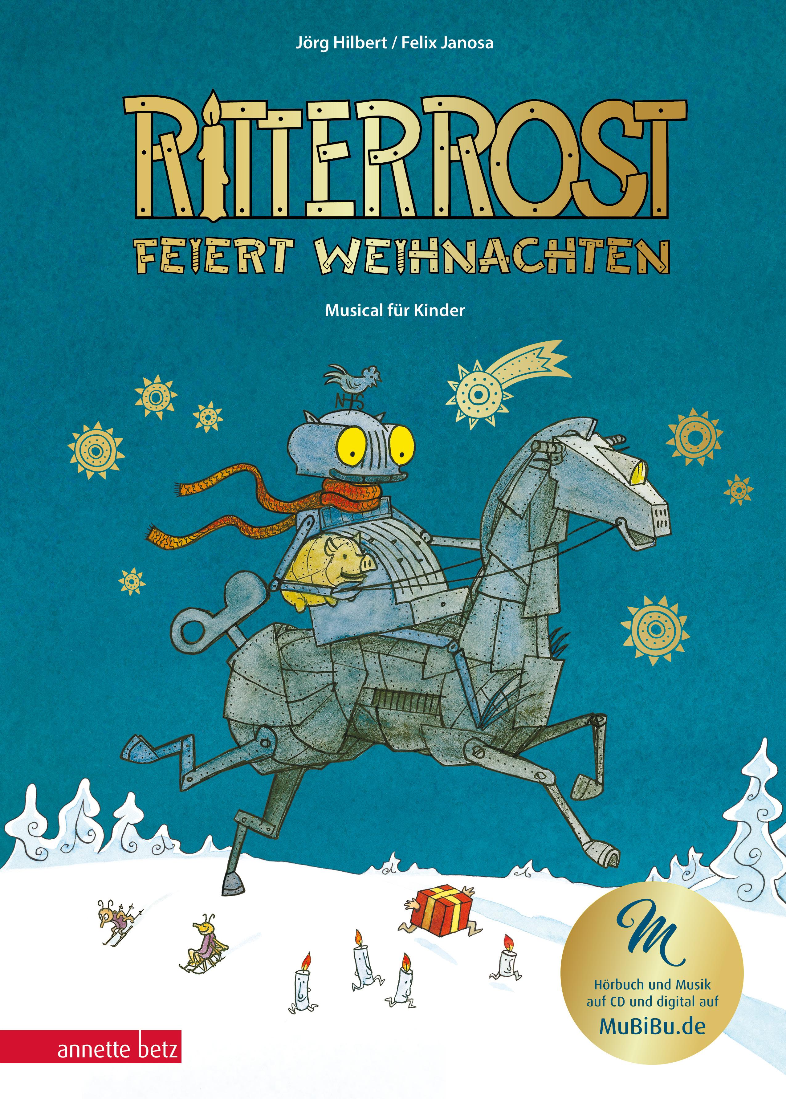 Vorderes Coverbild Ritter Rost 7: Ritter Rost feiert Weihnachten - Mit Goldfolie und weihnachtlicher Überraschung im Buch