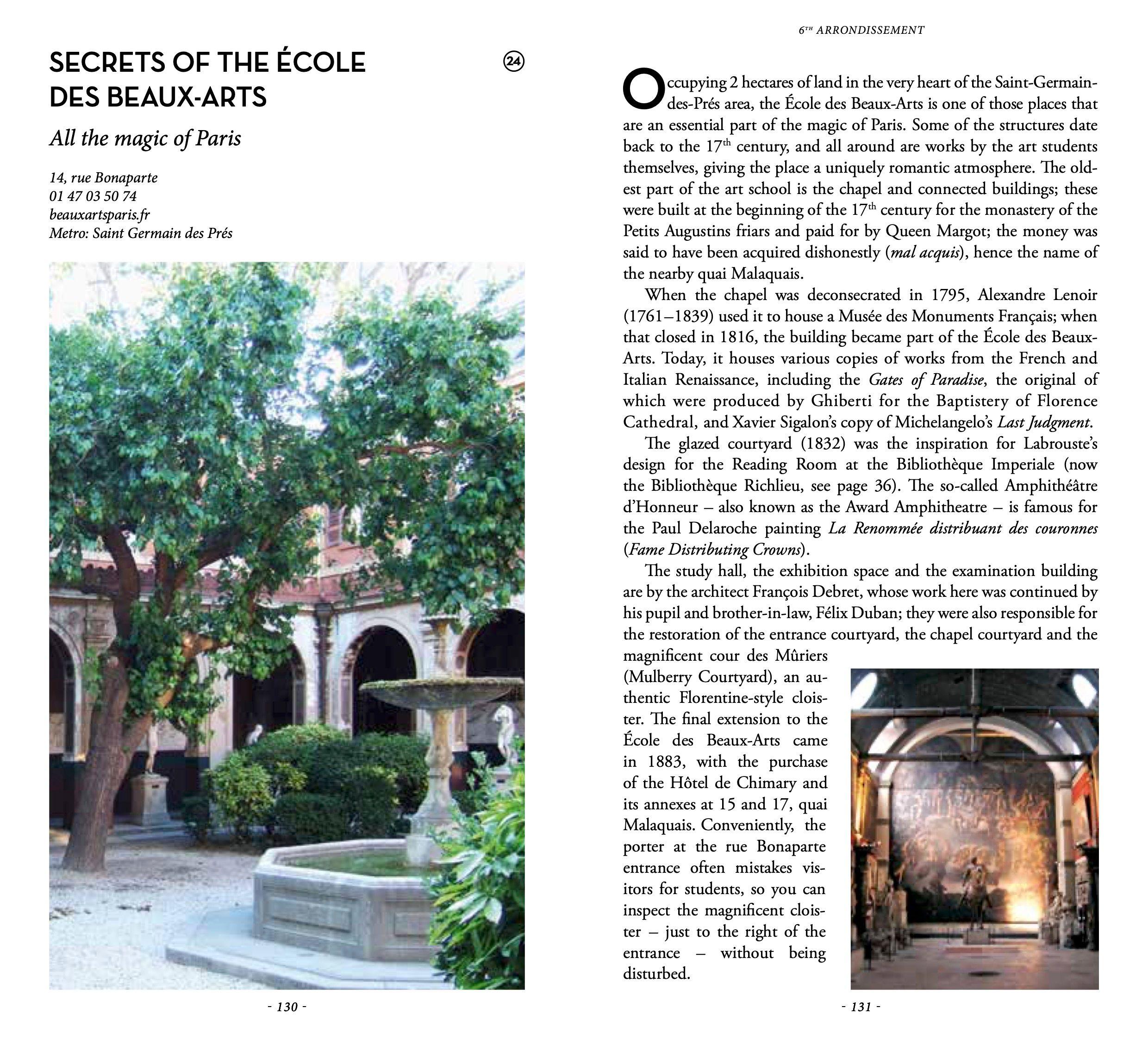 Beispielinhalt (Bild) Secret Paris