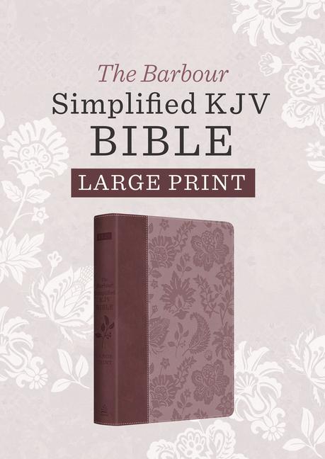 Vorderes Coverbild Barbour Simplified Kjv--Large Print [Plum & Paisley]
