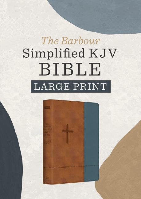 Vorderes Coverbild The Barbour Simplified Kjv--Large Print [Rust & Stone Cross]