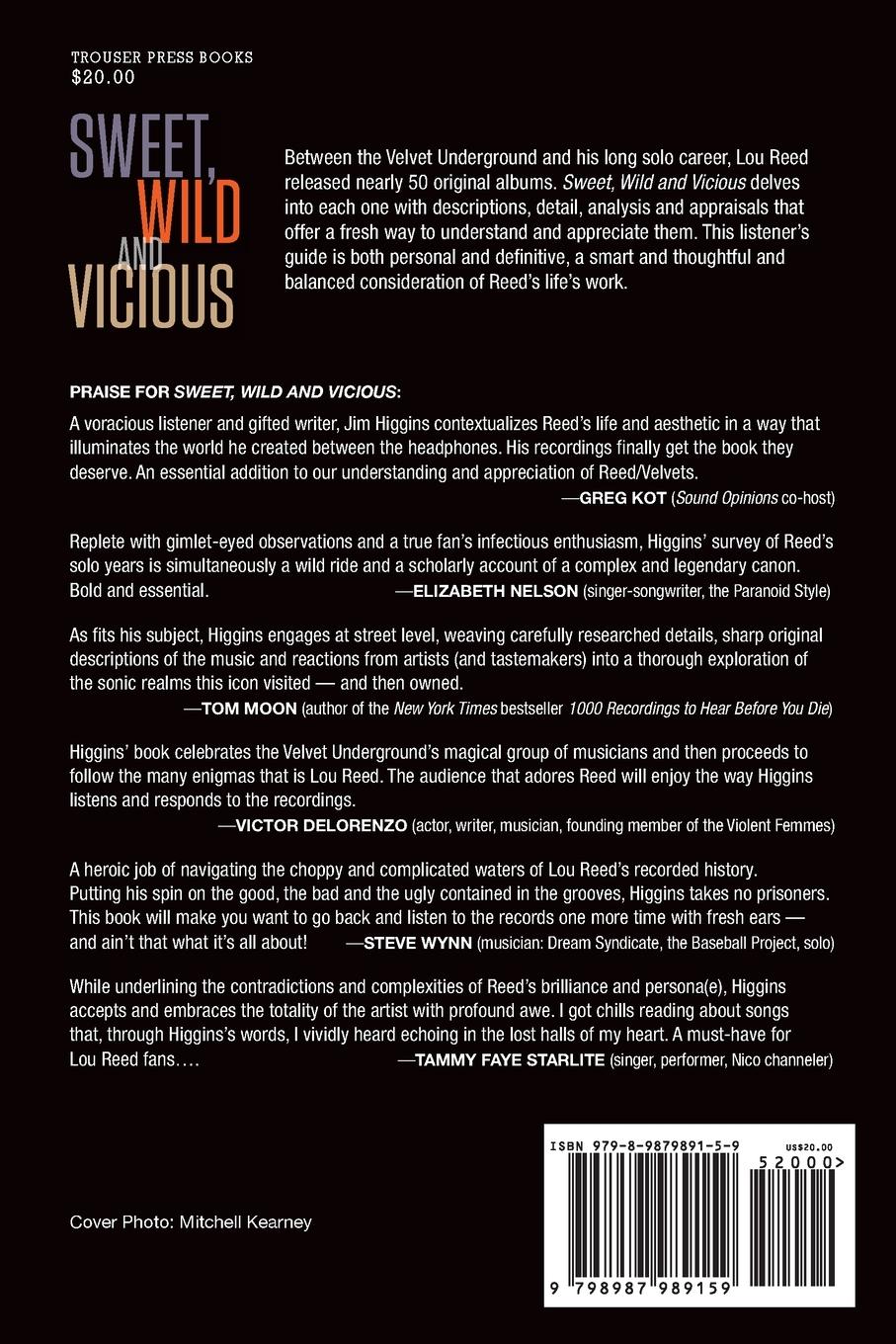 Rückseitencover Sweet, Wild and Vicious