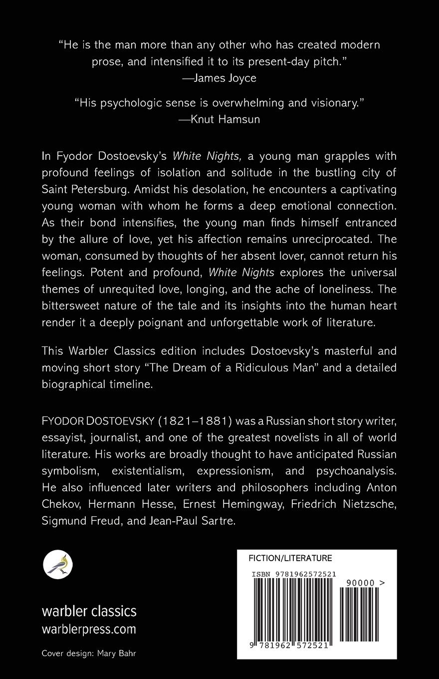 Rückseitencover White Nights (Warbler Classics Annotated Edition)