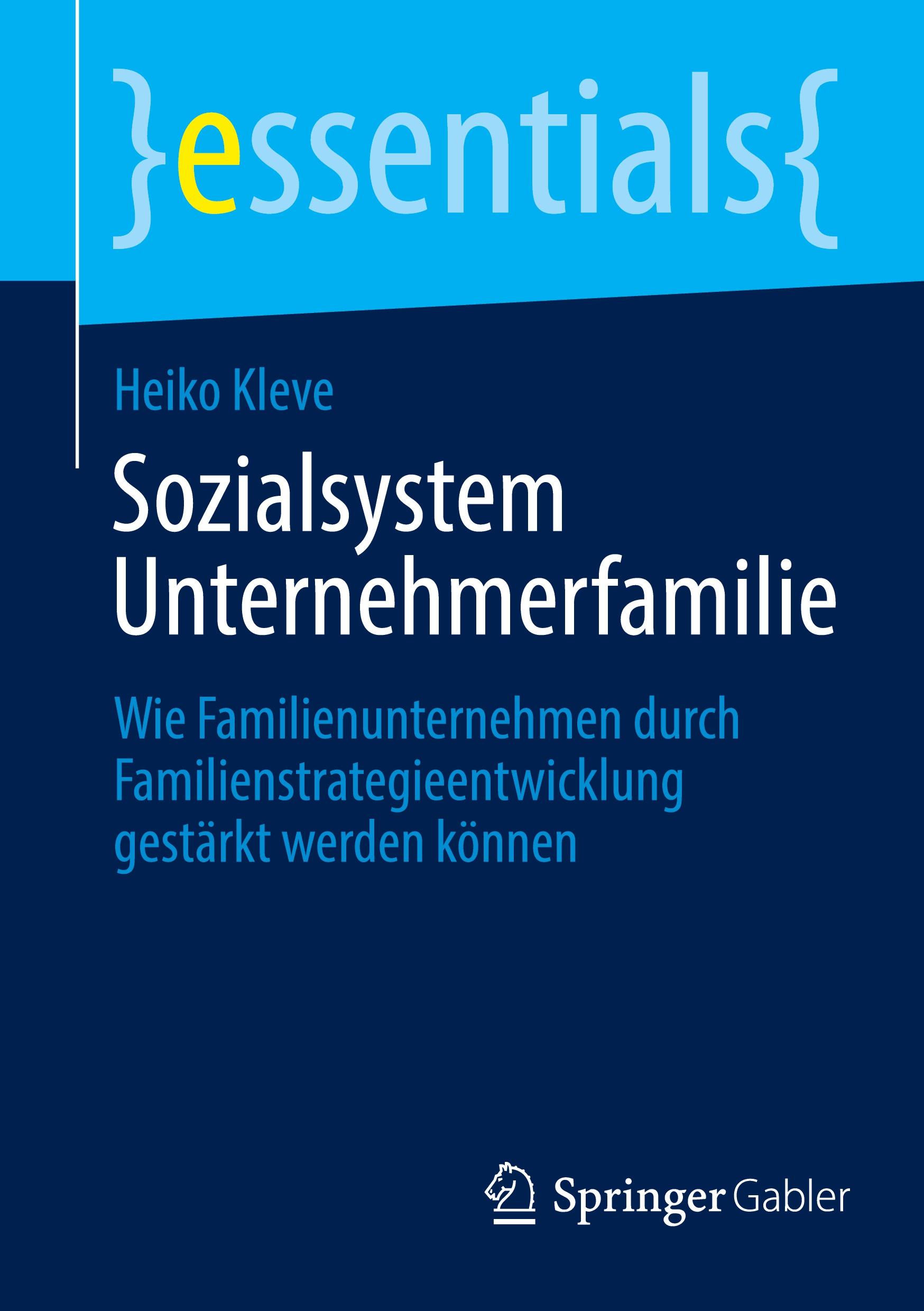 Vorderes Coverbild Sozialsystem Unternehmerfamilie