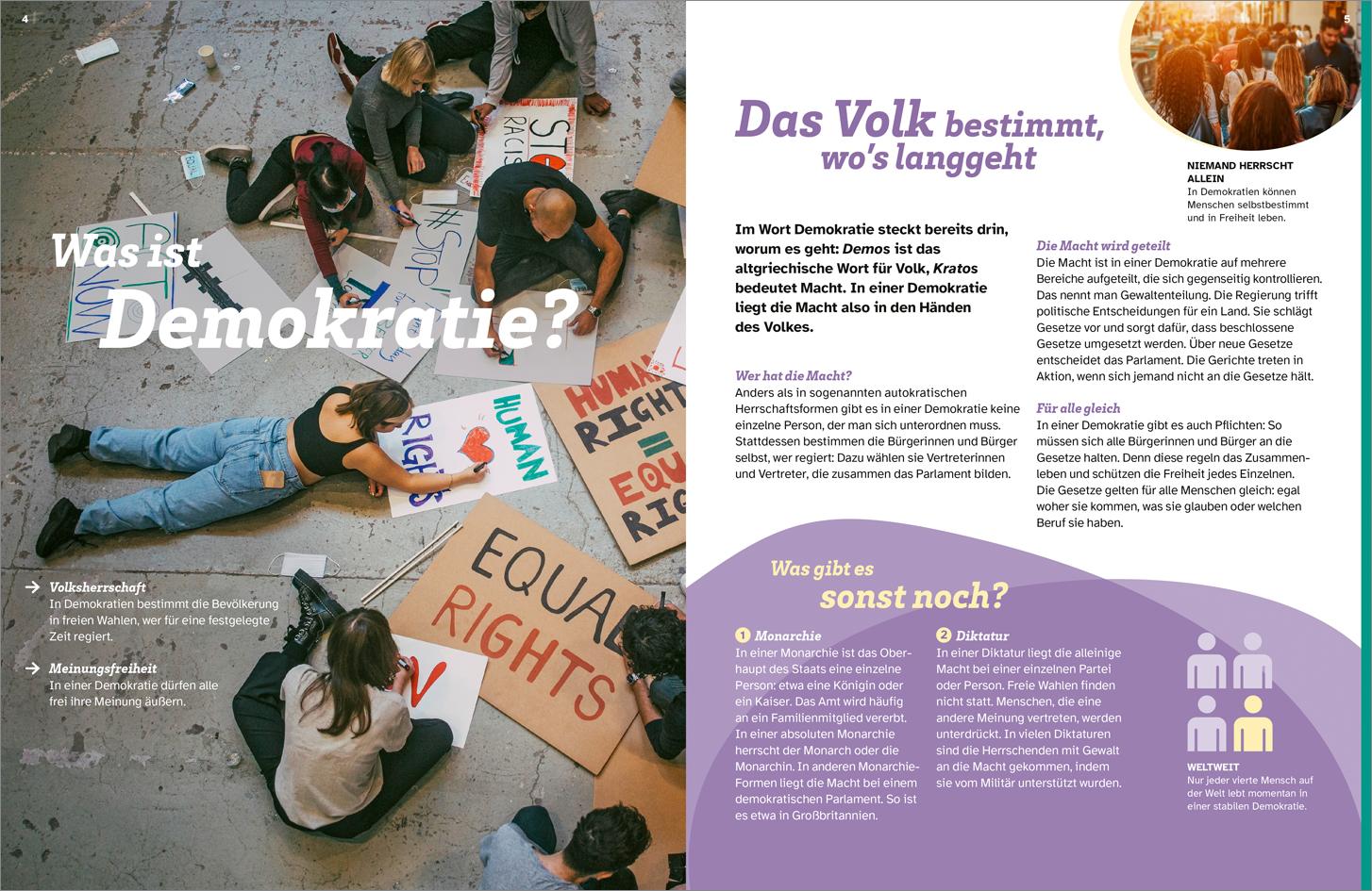 Beispielinhalt (Bild) WAS IST WAS Demokratie. Deine Stimme zählt