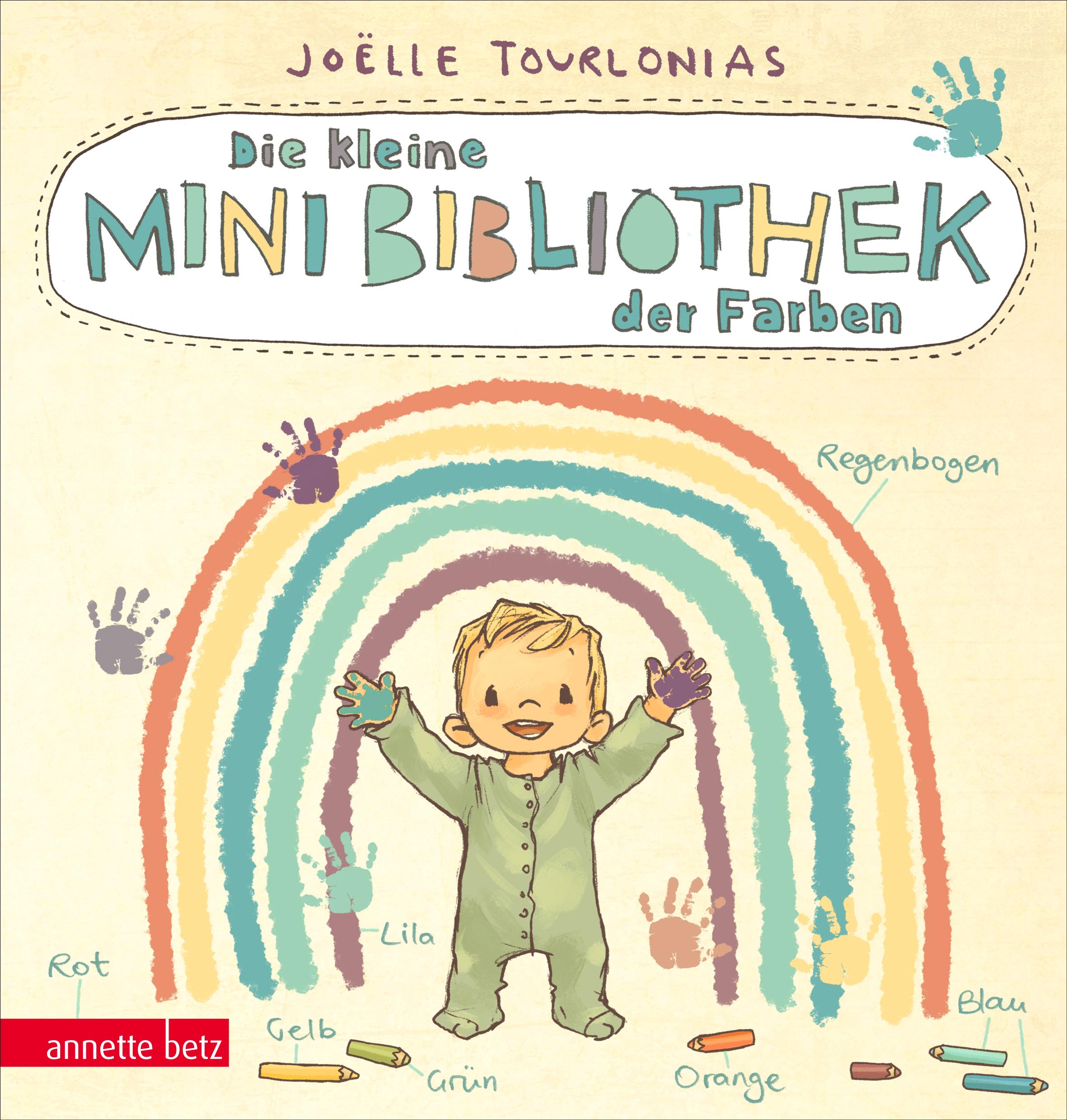 Vorderes Coverbild Die kleine Mini-Bibliothek der Farben - Ein Pappbilderbuch Farben-Lernen (Die Mini-Bibliothek der Wörter)