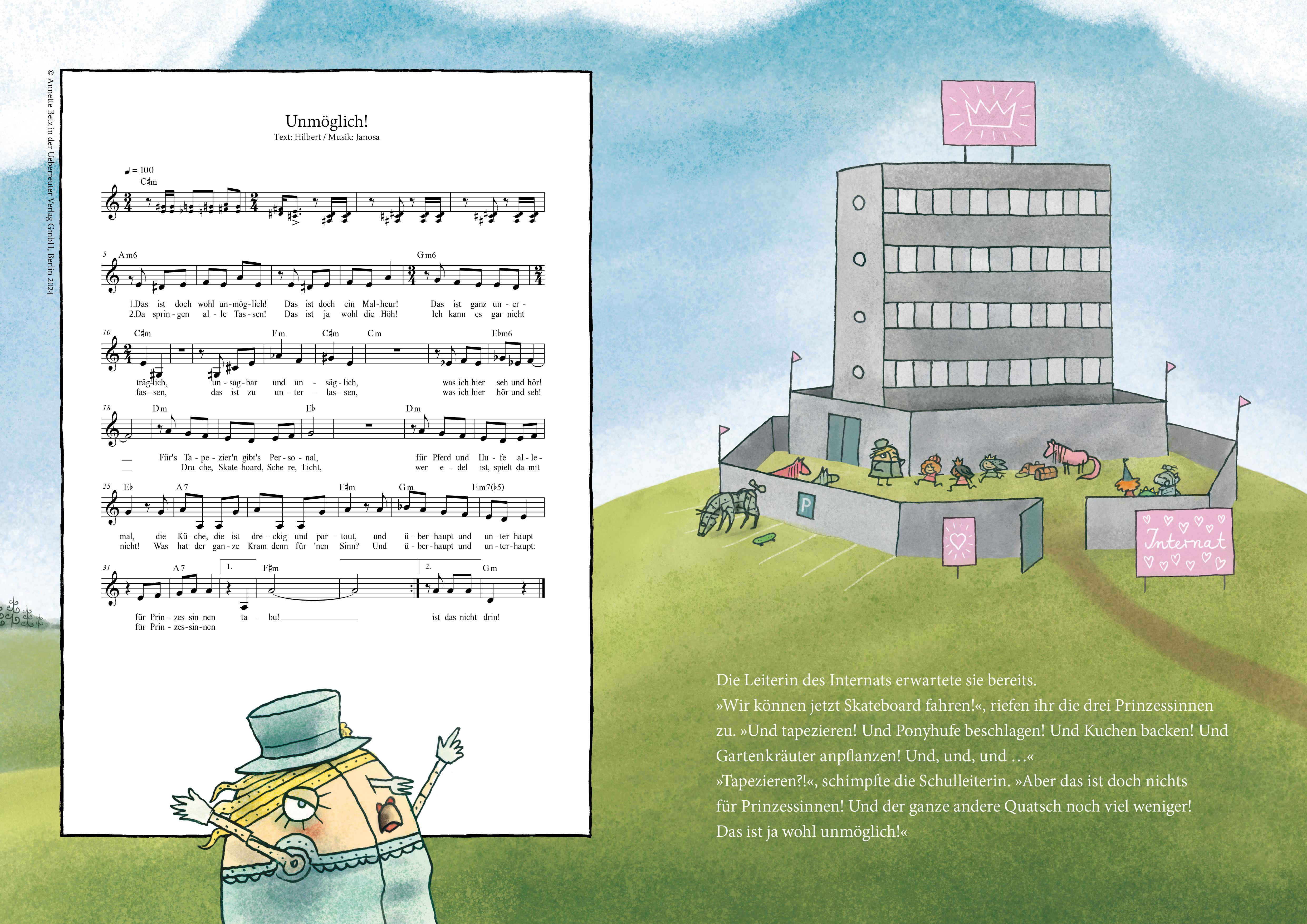 Beispielinhalt (Bild) Ritter Rost 22: Ritter Rost und die drei Prinzessinnen (Ritter Rost mit CD und zum Streamen, Bd.)