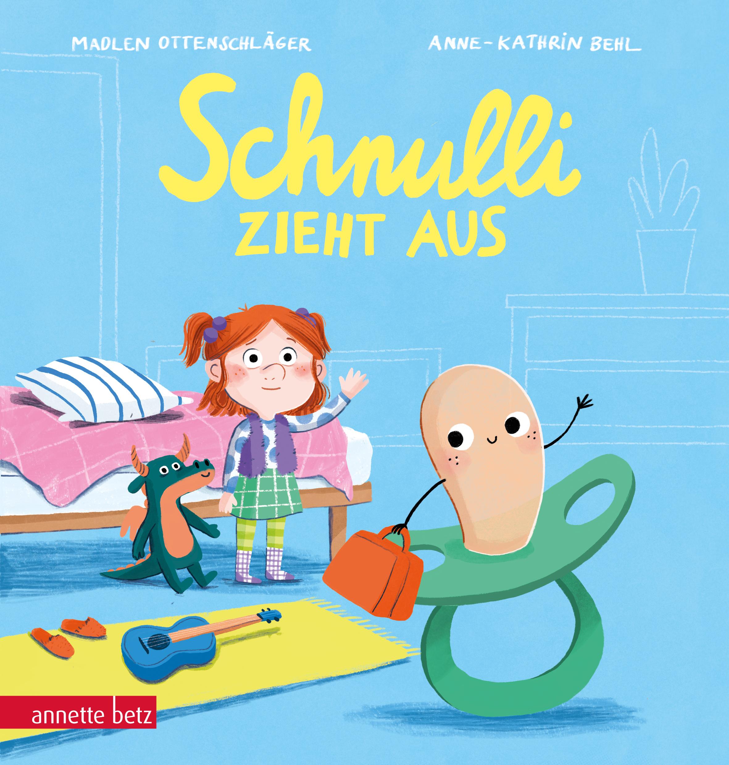 Vorderes Coverbild Schnulli zieht aus - Ein 'Pappbilderbuch, dass Kinder beim Abschied vom Schnuller unterstützt