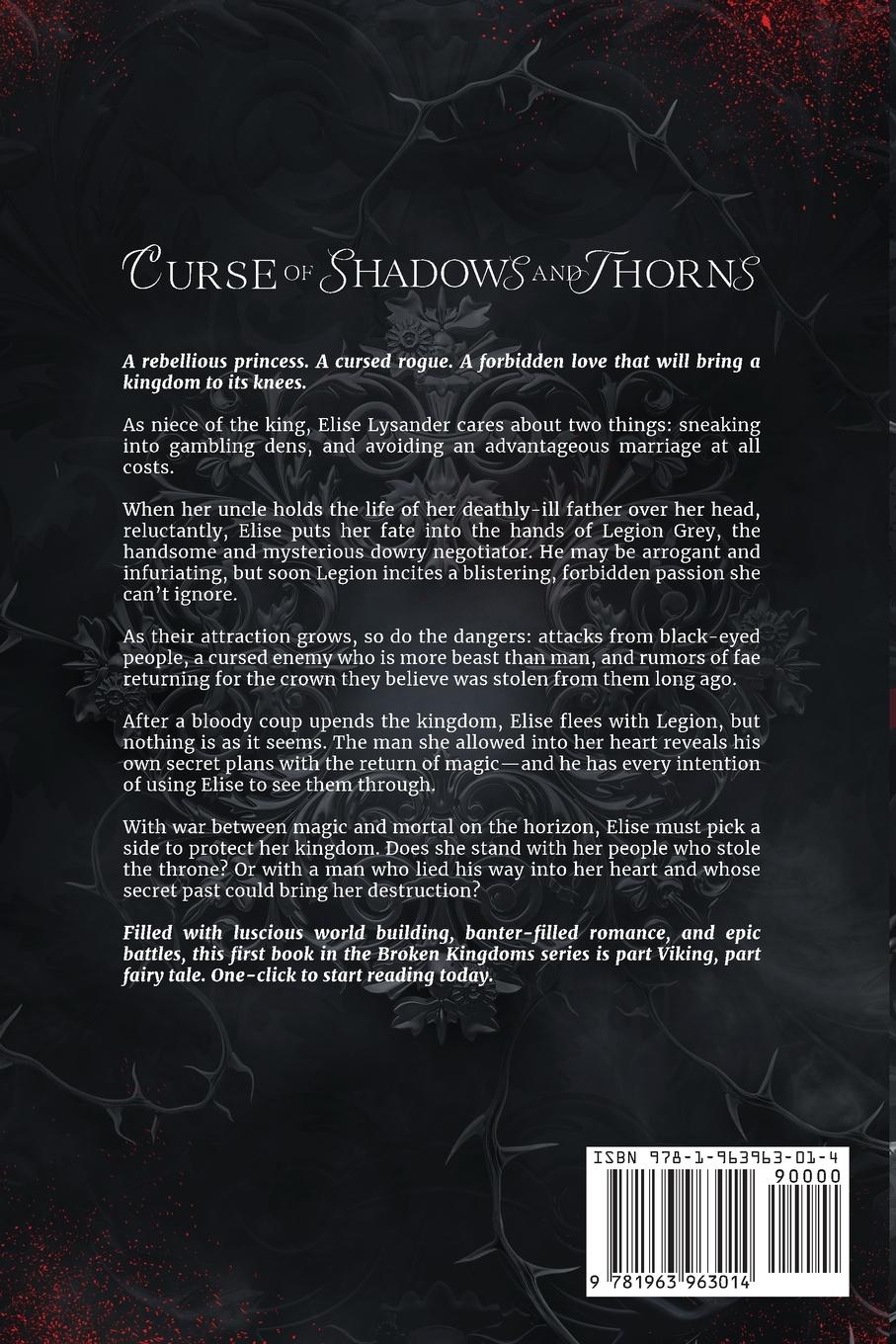 Rückseitencover Curse of Shadows and Thorns