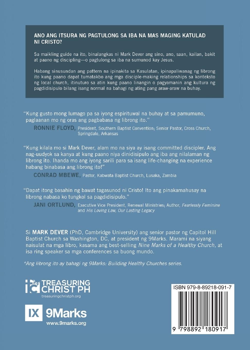 Rückseitencover Discipling (Taglish)