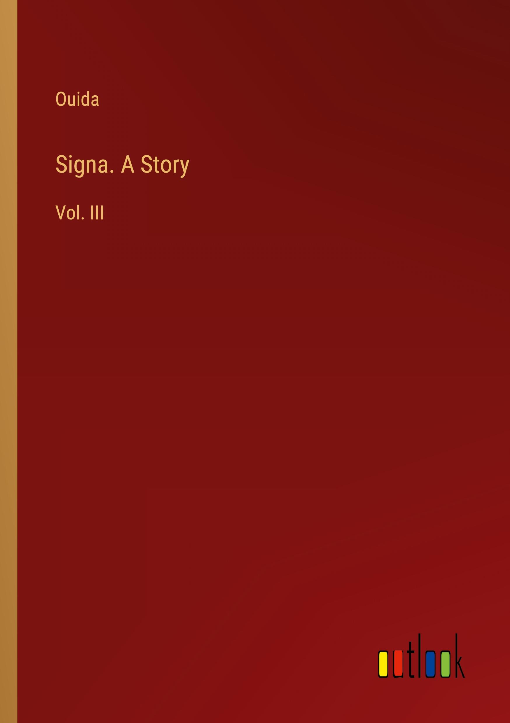 Vorderes Coverbild Signa. A Story