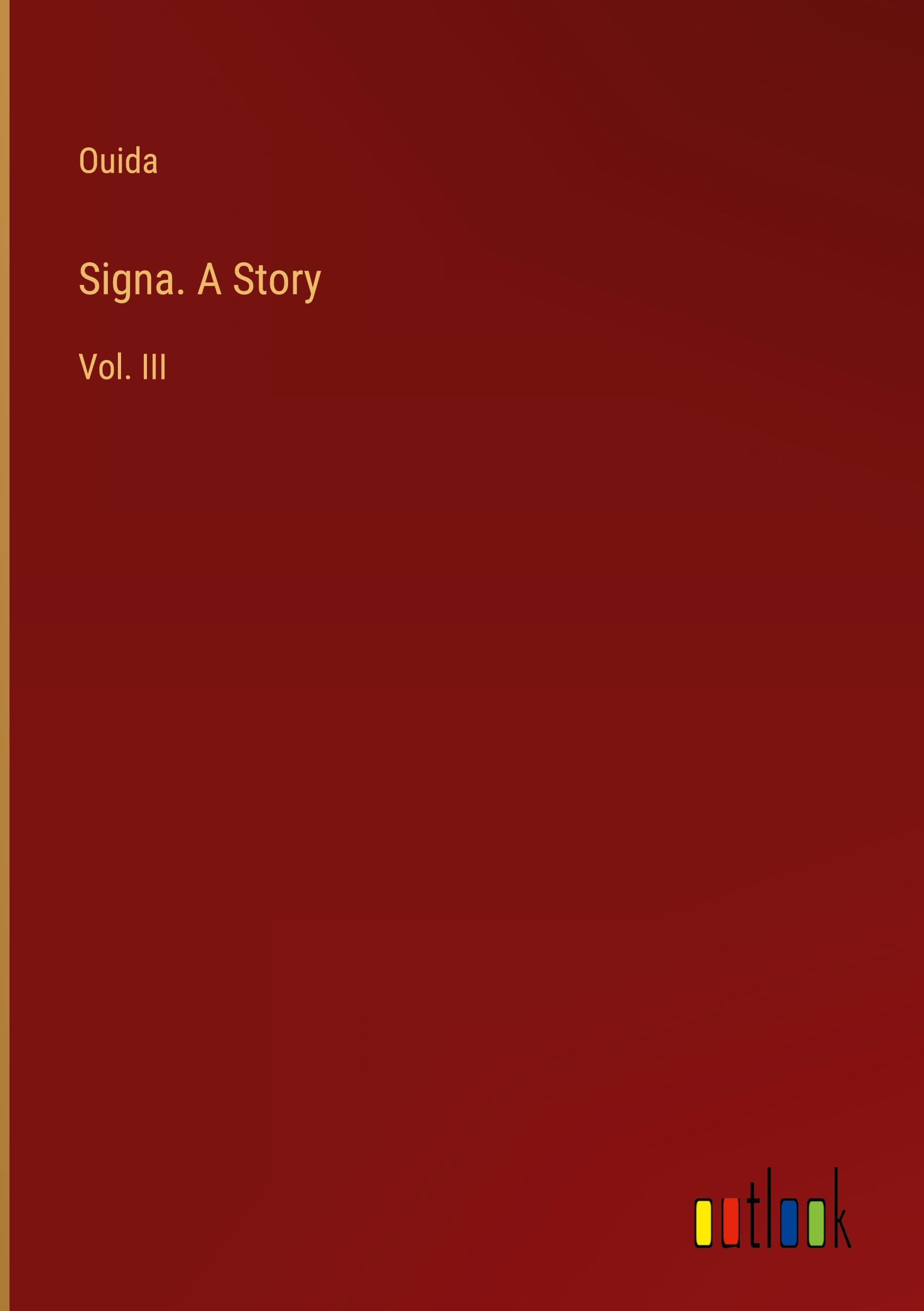 Vorderes Coverbild Signa. A Story