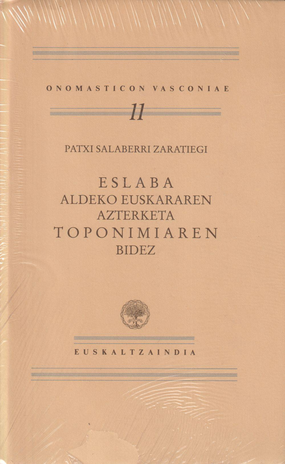 Vorderes Coverbild Eslaba aldeko euskararen azterketa...