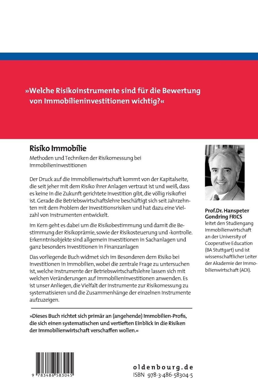 Rückseitencover Risiko Immobilie