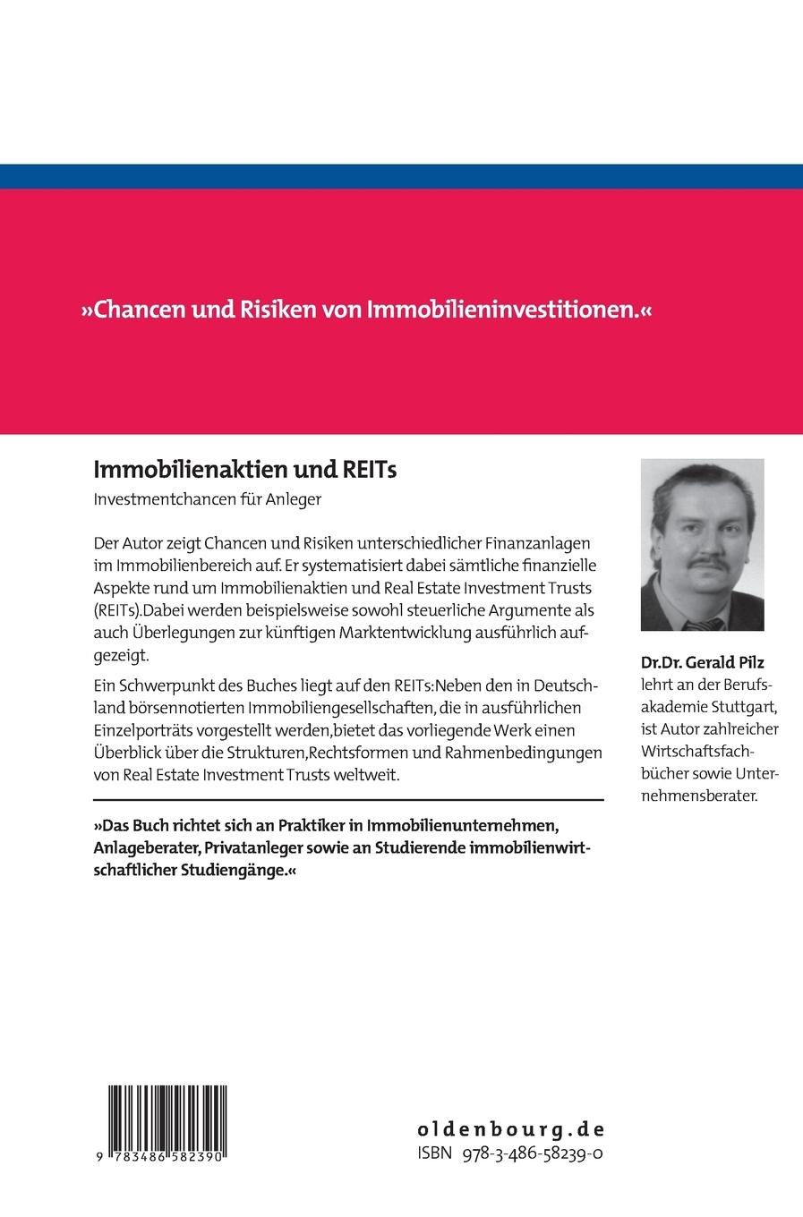 Rückseitencover Immobilienaktien und REITs