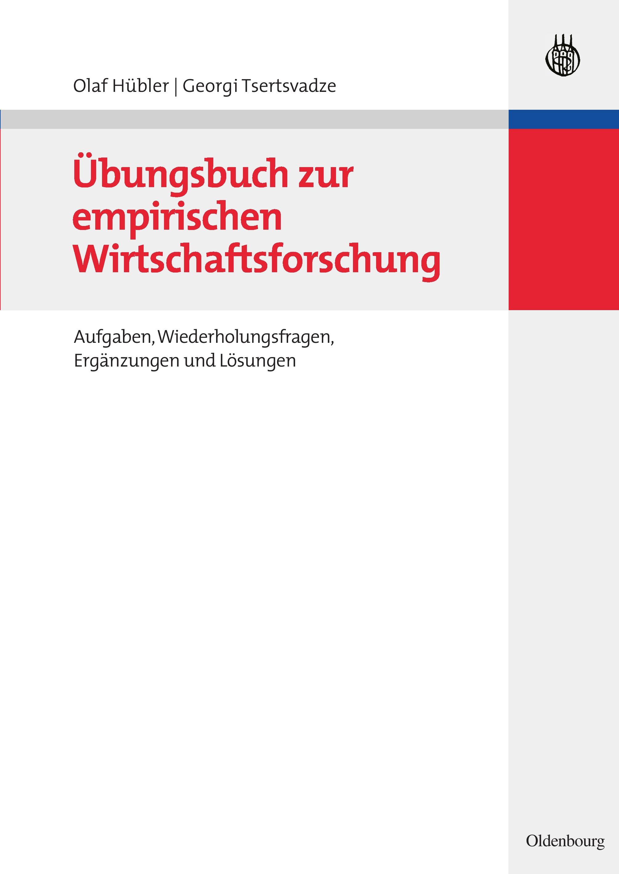 Vorderes Coverbild Übungsbuch zur empirischen Wirtschaftsforschung