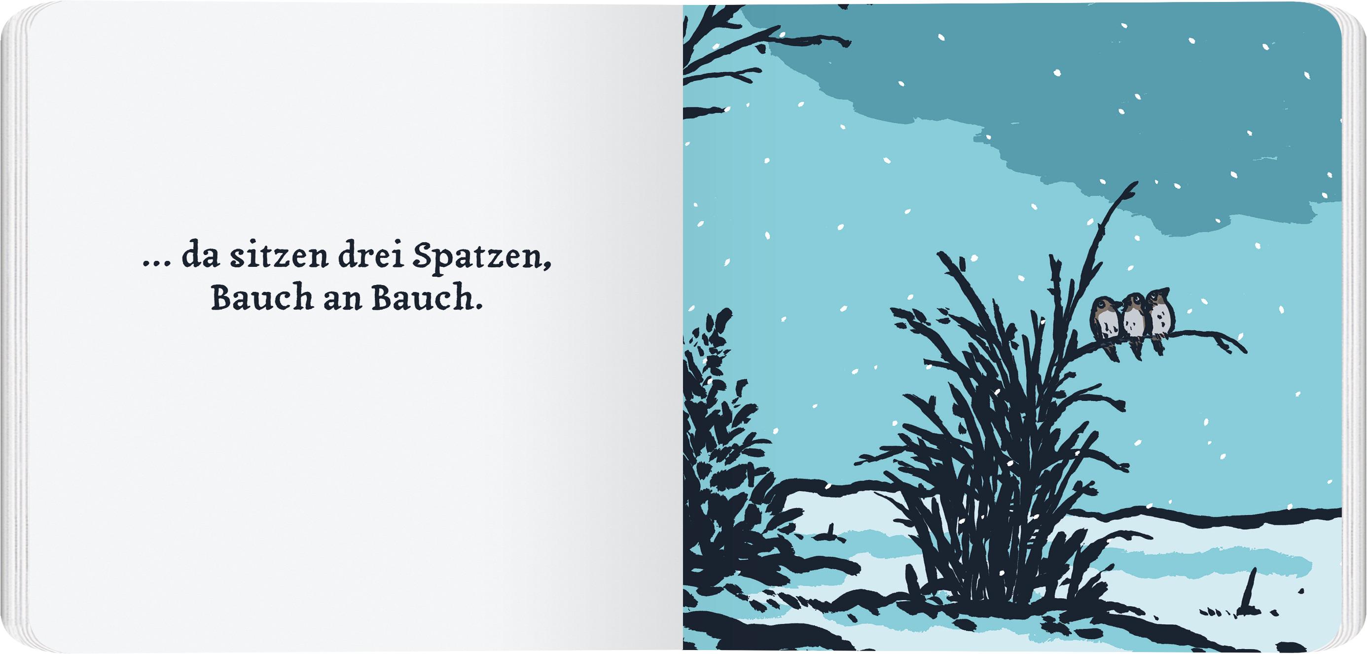 Beispielinhalt (Bild) Die drei Spatzen