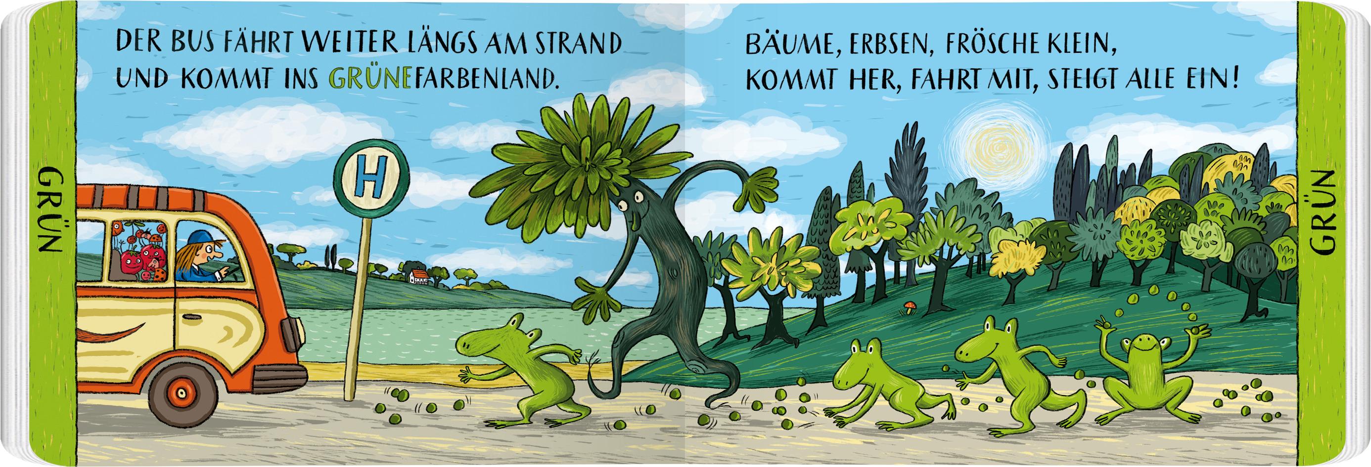 Beispielinhalt (Bild) Wir reisen ins Farbenland!