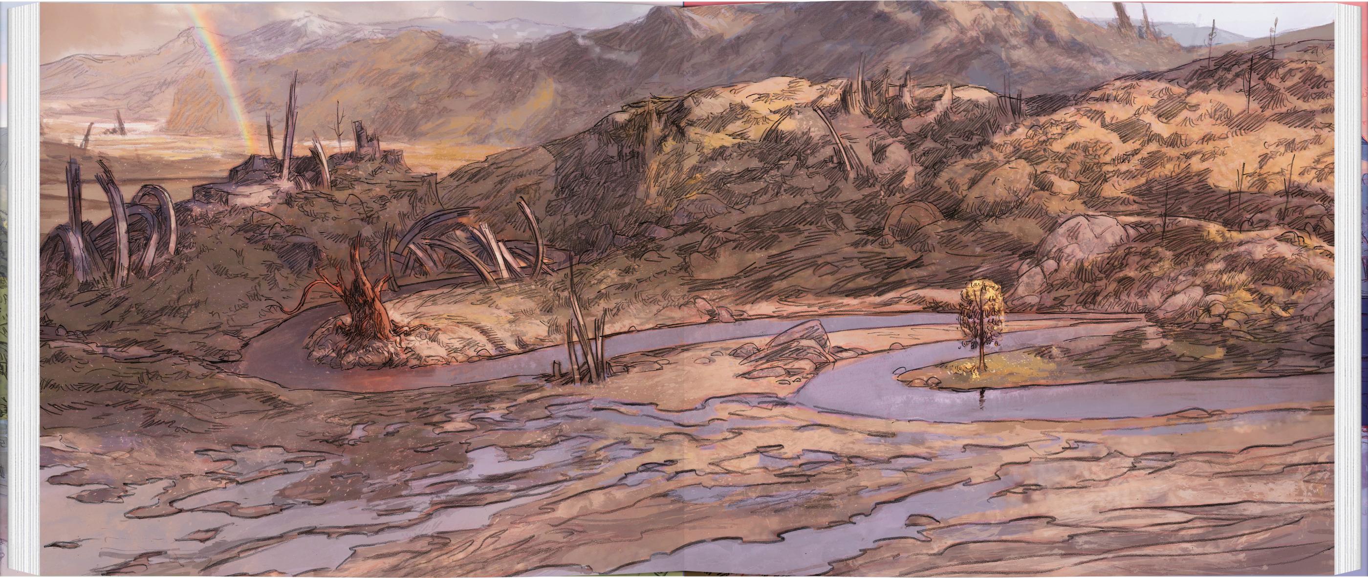 Beispielinhalt (Bild) Der Baum und der Fluss