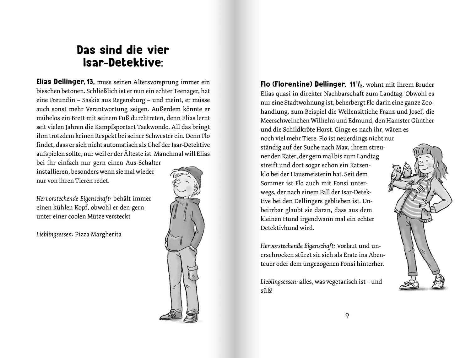 Beispielinhalt (Bild) Die Isar-Detektive 4. Fasching in Gefahr