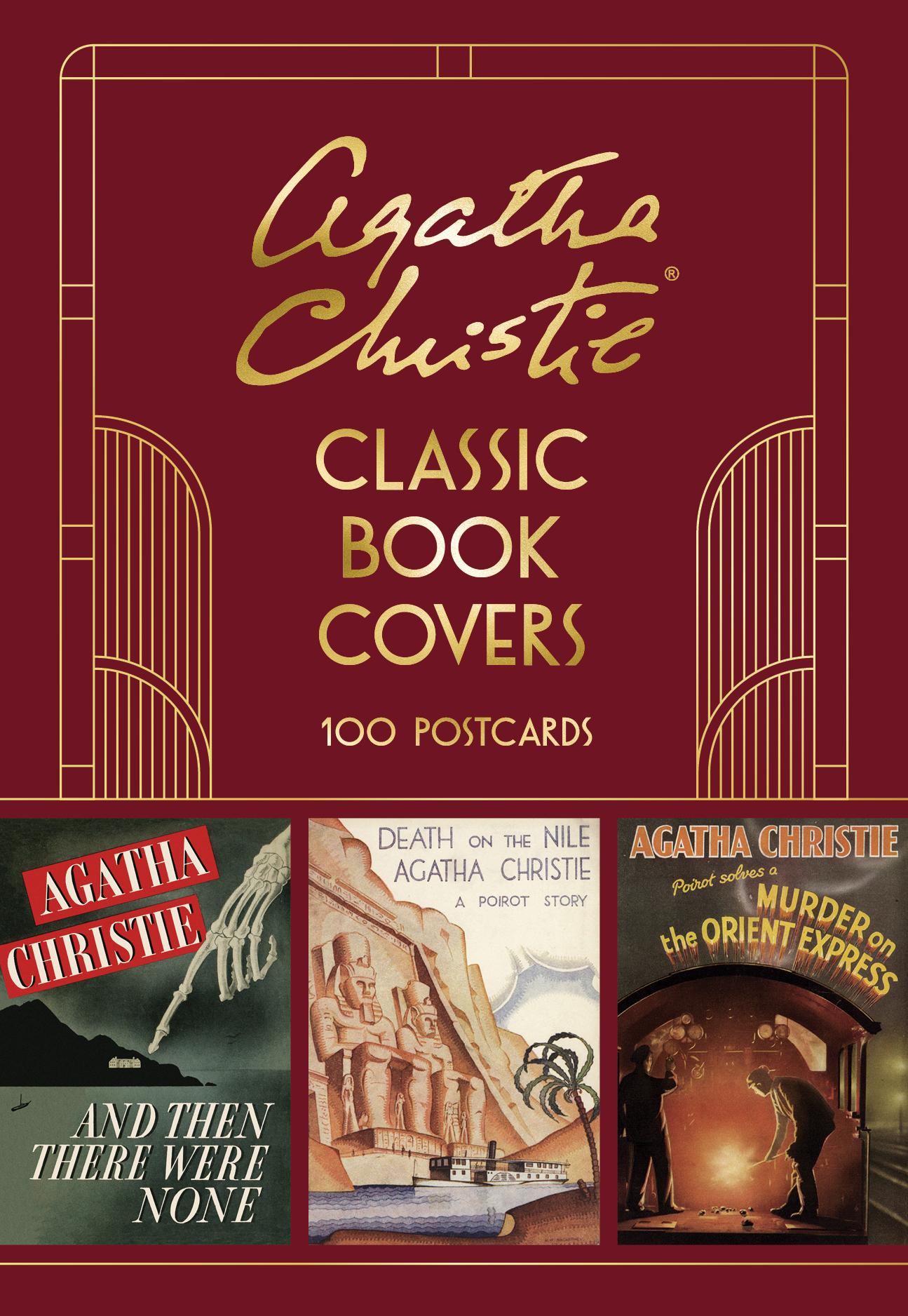 Vorderes Coverbild Agatha Christie Classic Book Covers: 100 Postcards