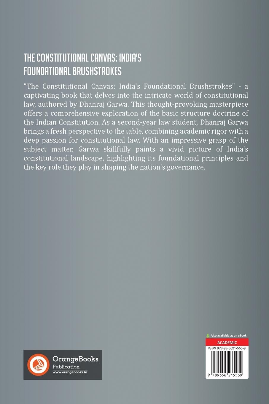 Rückseitencover The Constitutional Canvas