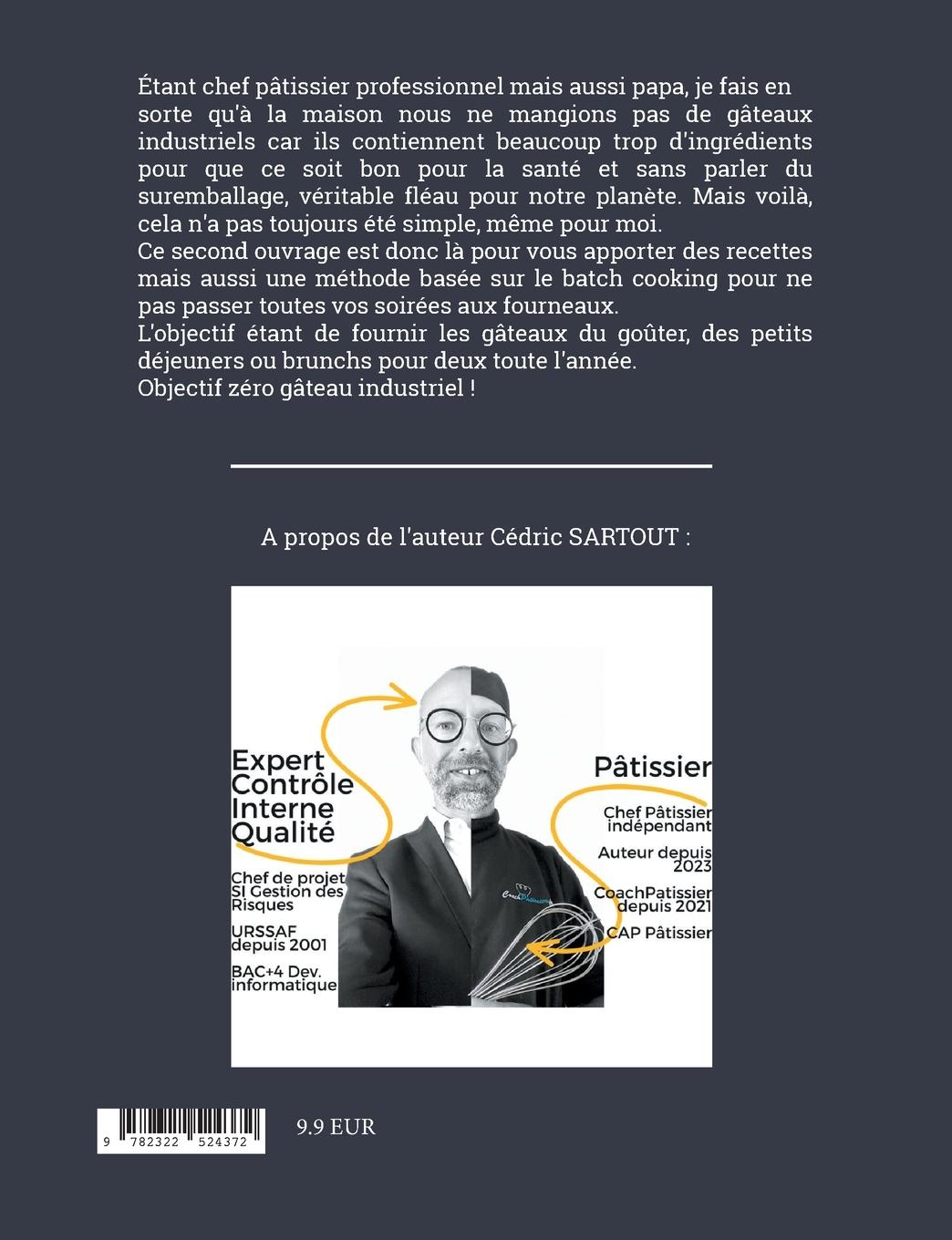 Rückseitencover Objectif zéro gâteau industriel