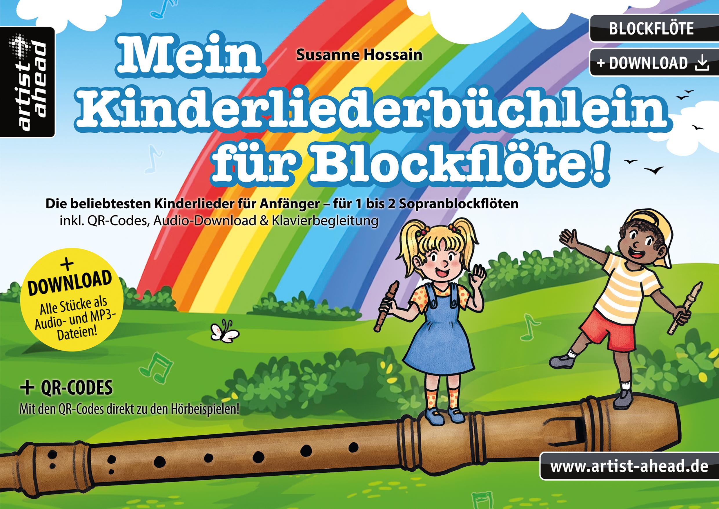 Vorderes Coverbild Mein Kinderliederbüchlein für Blockflöte!