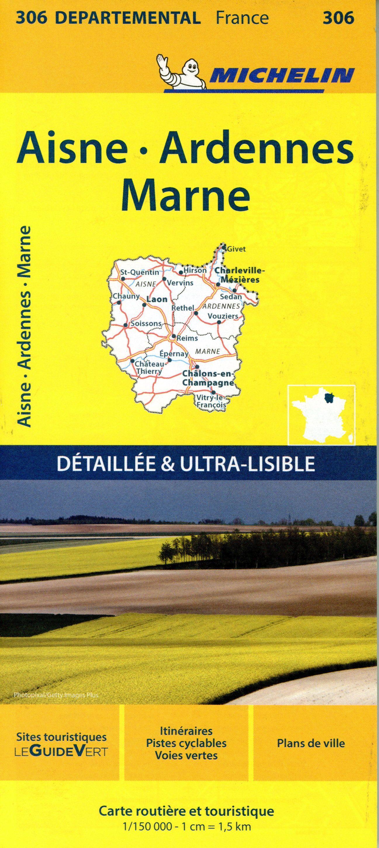 Vorderes Coverbild Michelin Ardennen - Nördliche Champagne