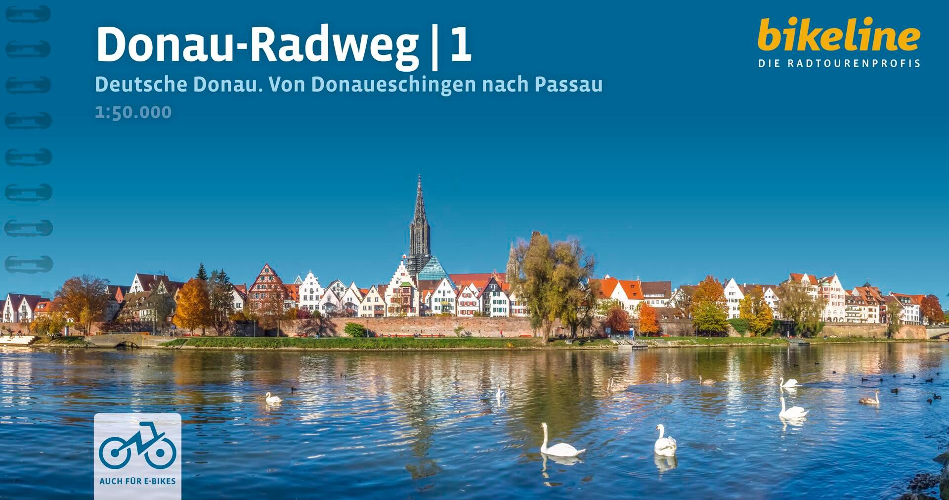 Vorderes Coverbild Donauradweg / Donau-Radweg 1