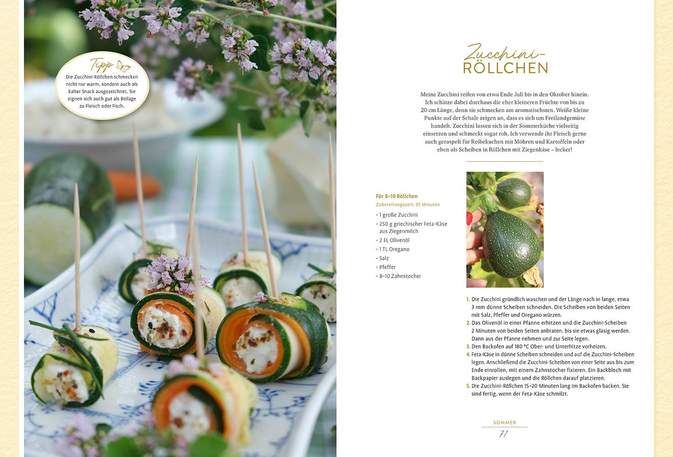 Beispielinhalt (Bild) Kleine Köstlichkeiten aus dem Garten