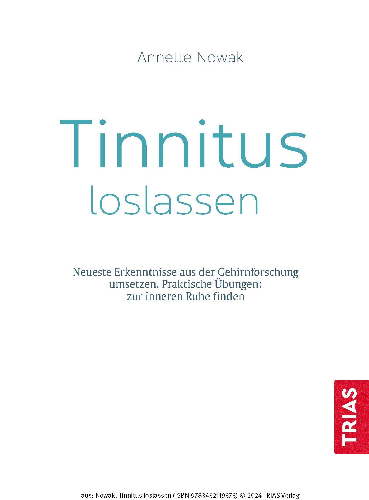 Beispielinhalt (Bild) Tinnitus loslassen
