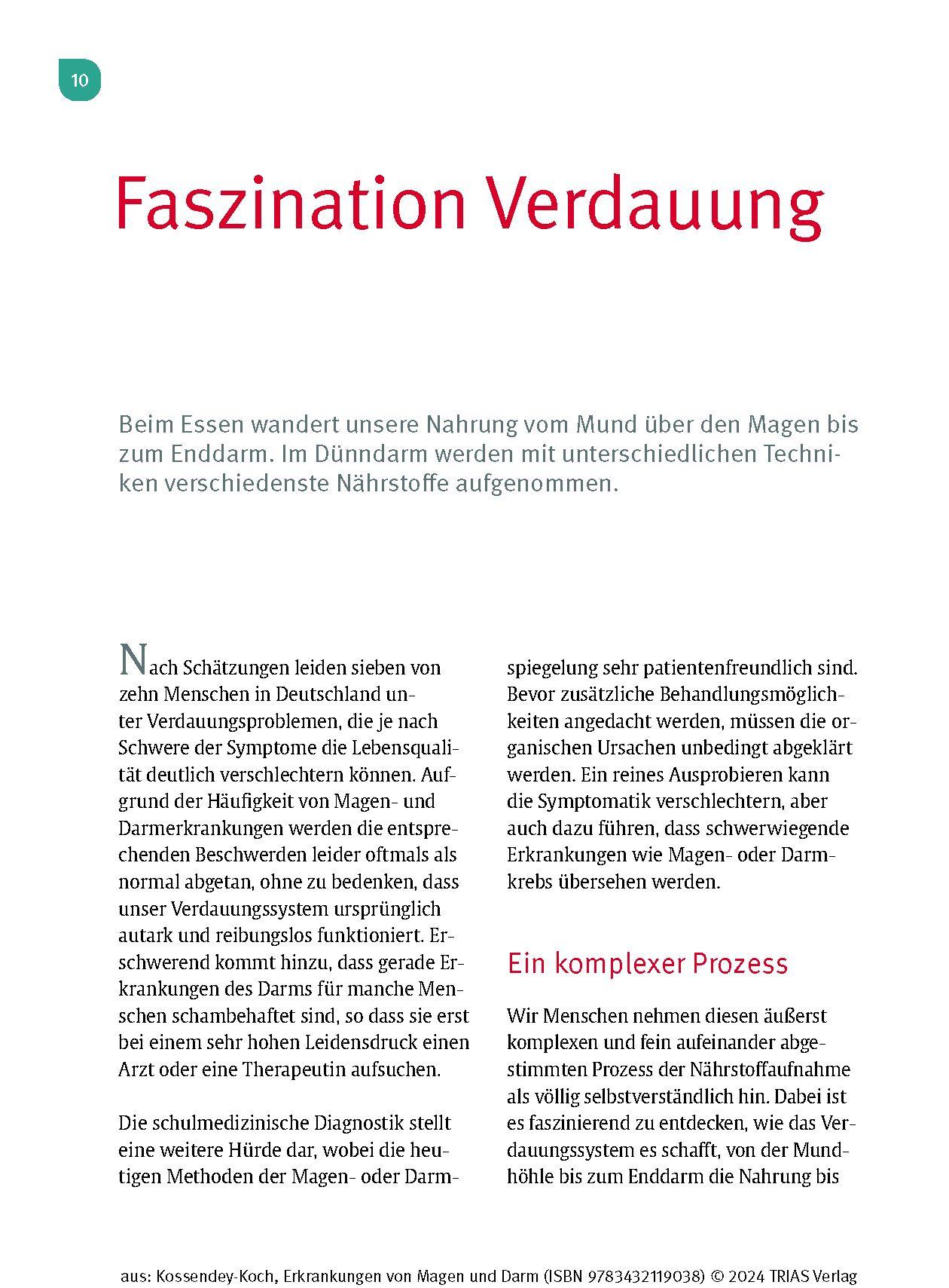 Beispielinhalt (Bild) Naturheilpraxis: Erkrankungen von Magen und Darm