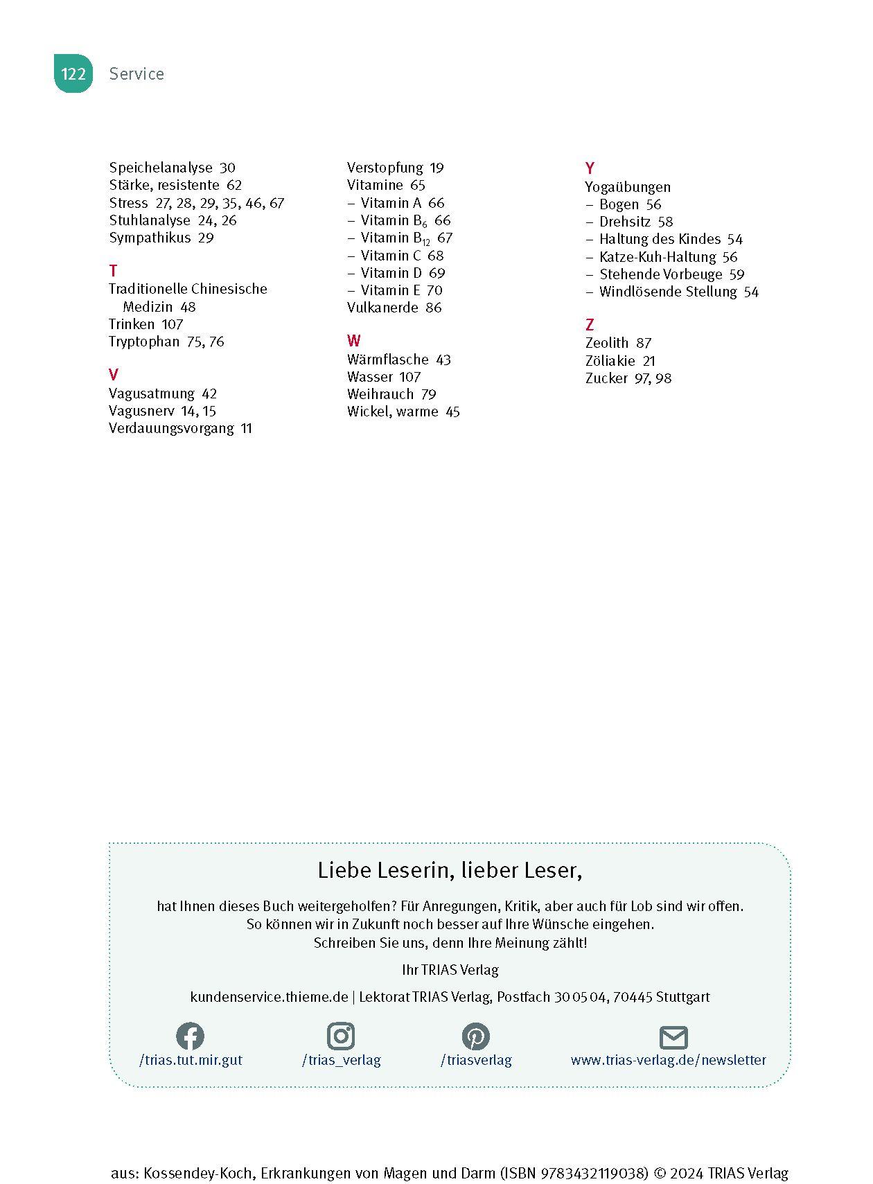 Beispielinhalt (Bild) Naturheilpraxis: Erkrankungen von Magen und Darm