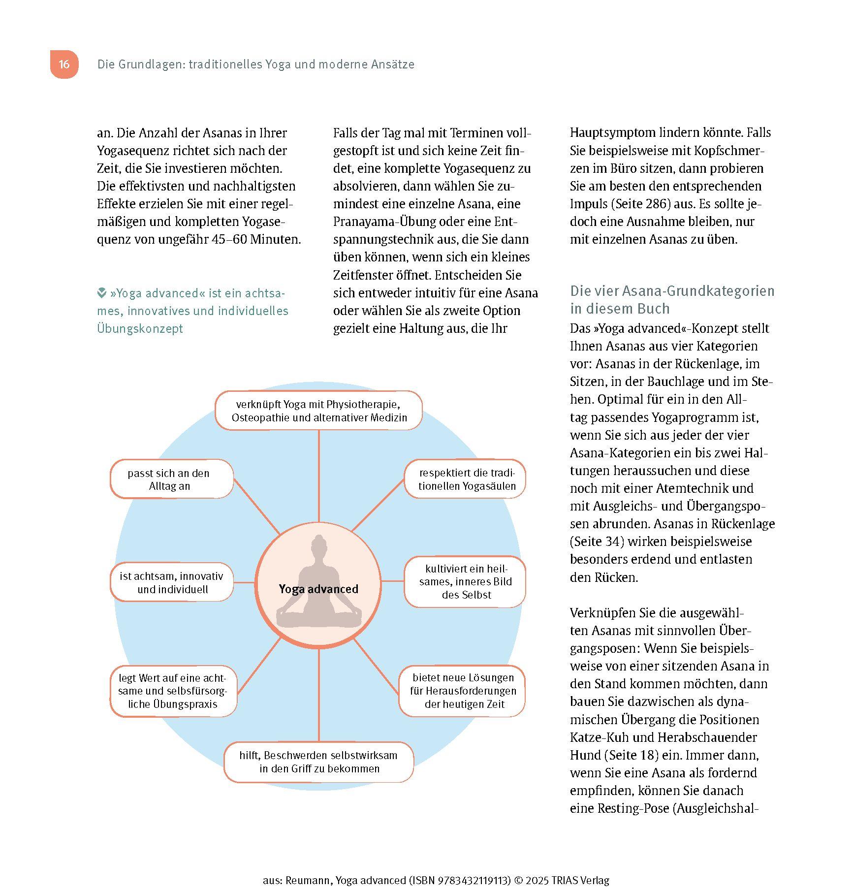 Beispielinhalt (Bild) Yoga advanced