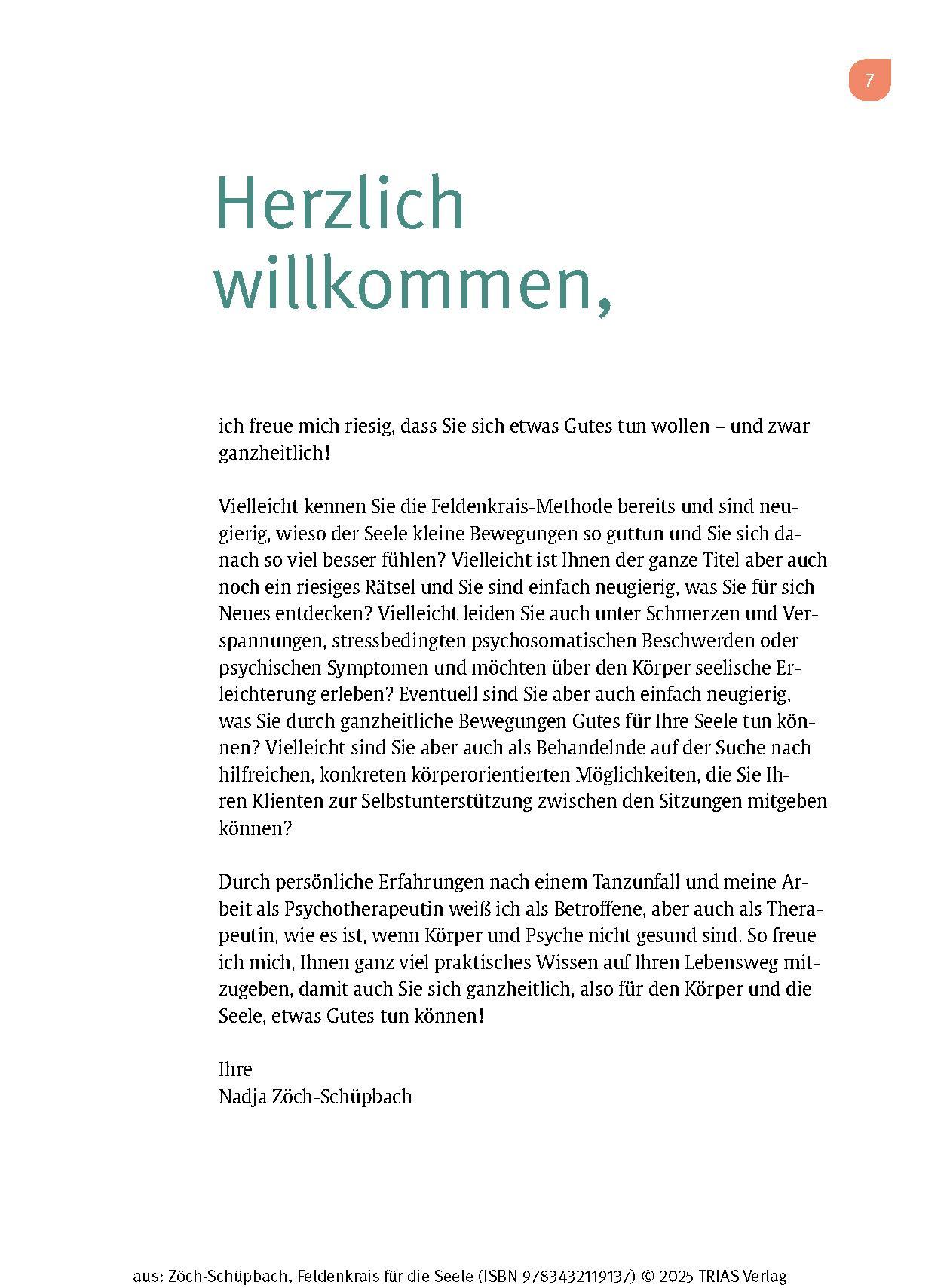 Beispielinhalt (Bild) Feldenkrais für die Seele