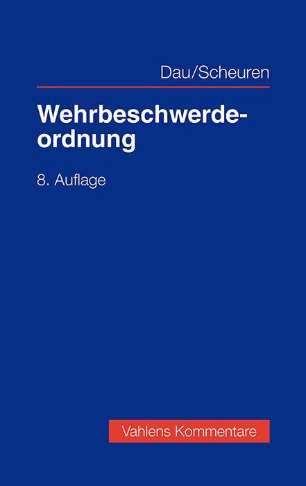 Vorderes Coverbild Wehrbeschwerdeordnung