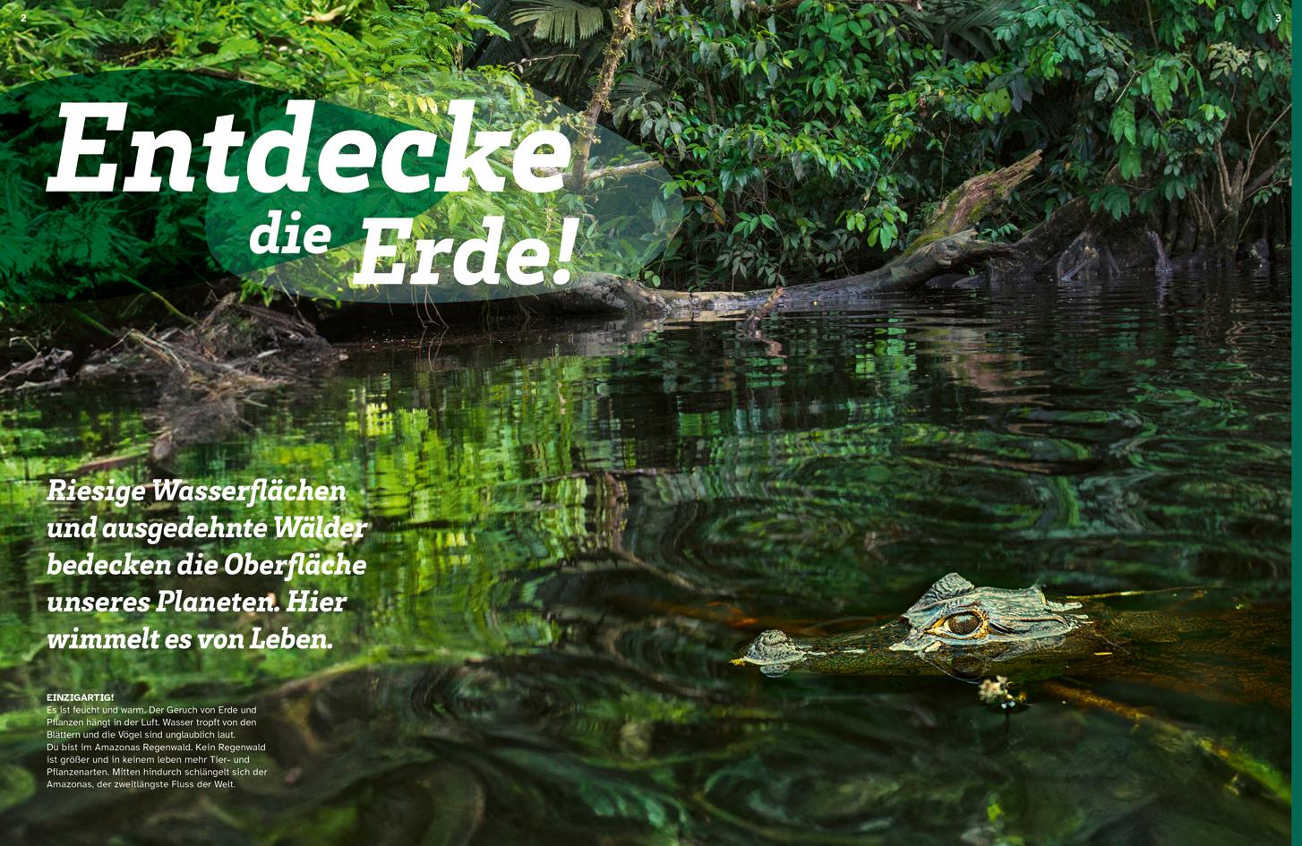 Beispielinhalt (Bild) WAS IST WAS Die Erde. Unser einzigartiger Planet