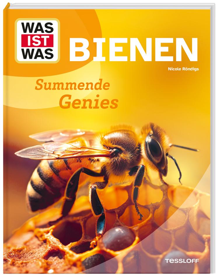 Vorderes Coverbild WAS IST WAS Bienen. Summende Genies